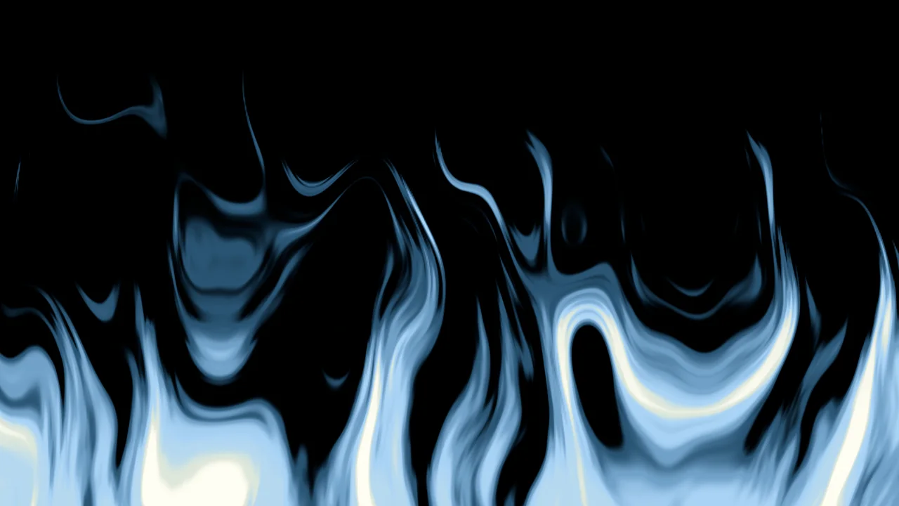 Light Blue Fire Flames desktop wallpaper in 4K