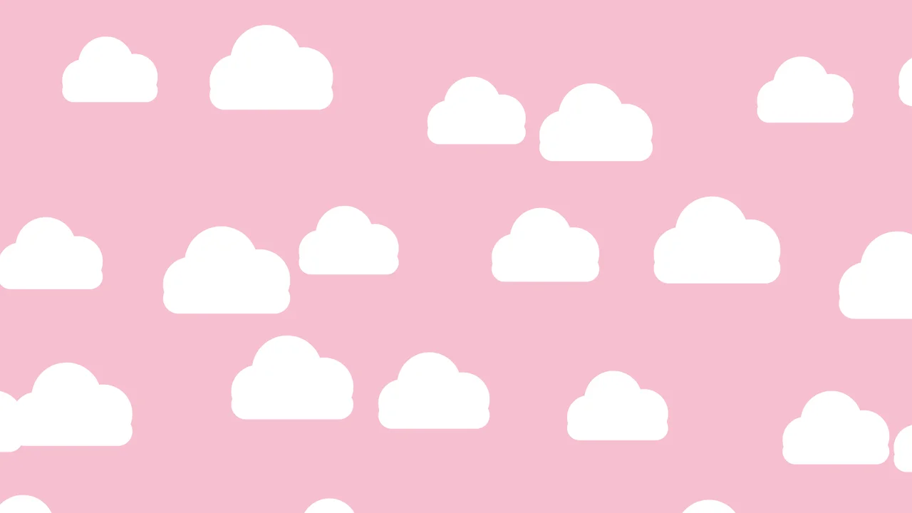 Light Pink Cloud Pattern desktop wallpaper in 4K