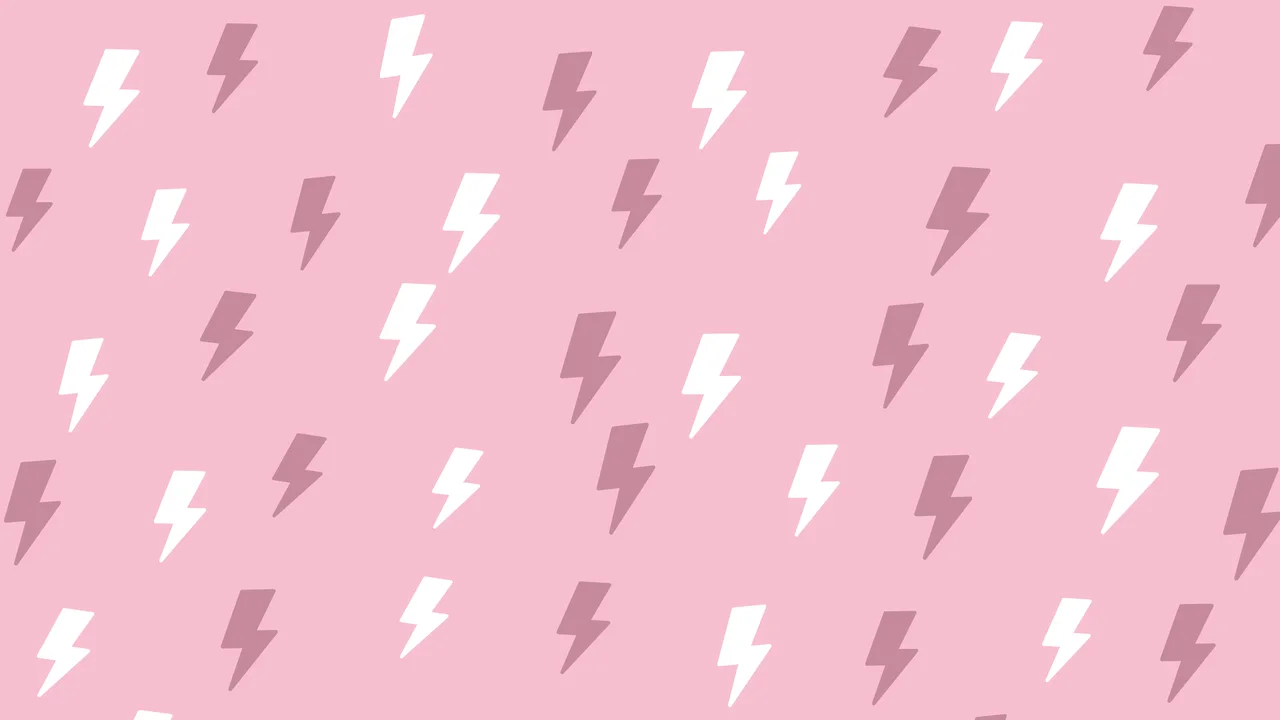 Light Pink Lightning Bolt Pattern desktop wallpaper in 4K