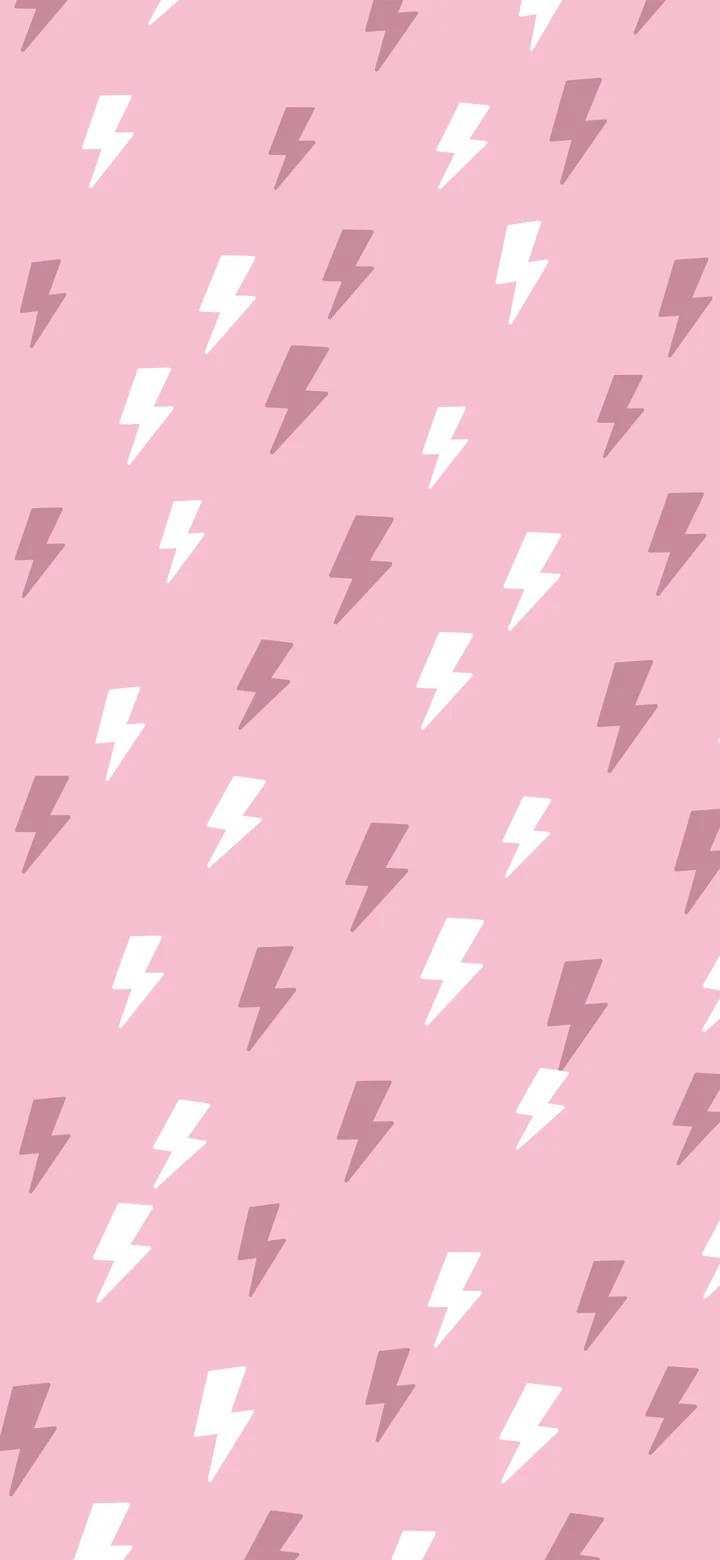 Light Pink Lightning Bolt Pattern wallpaper for iPhone and Android