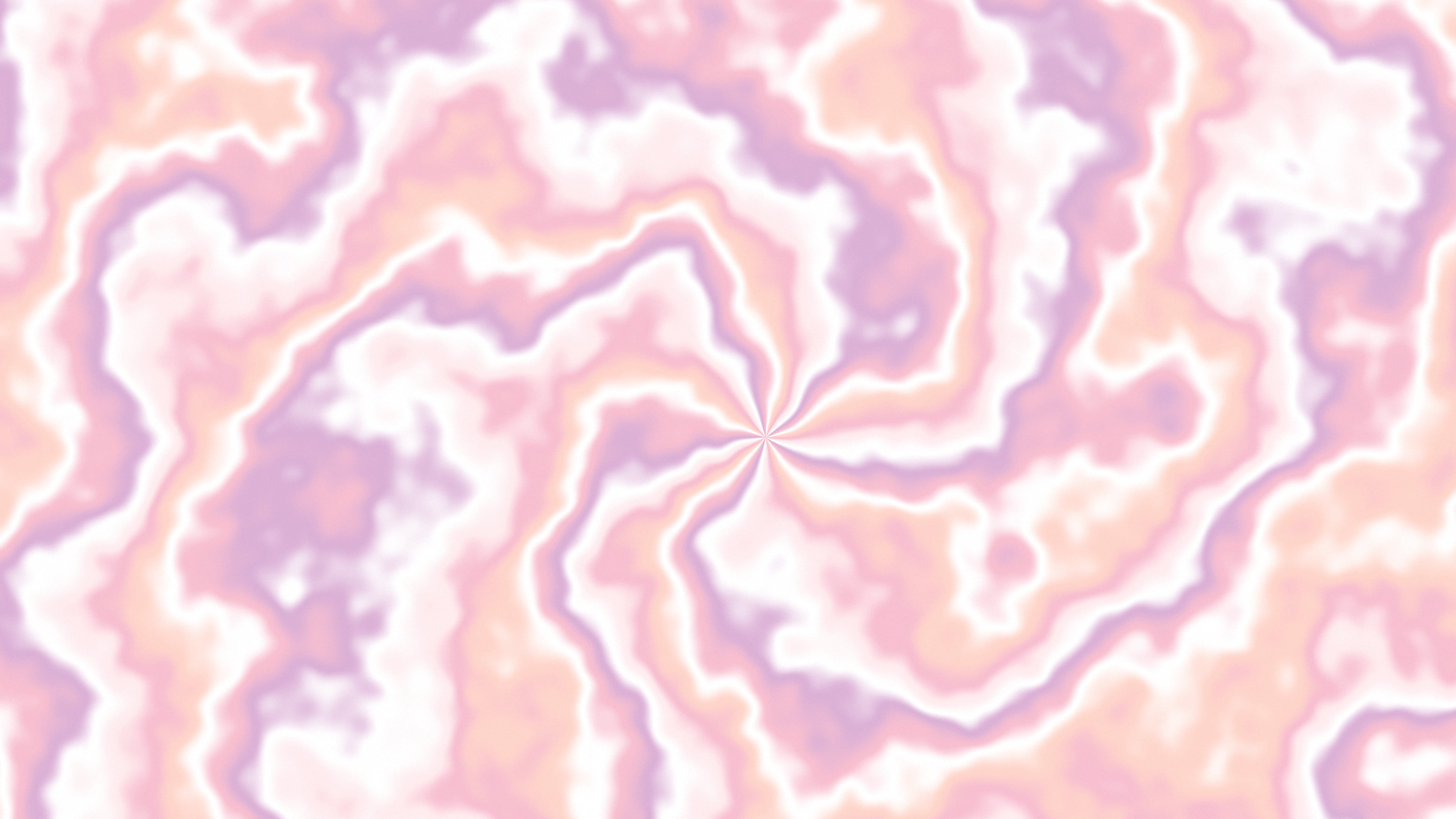 Light Pink Spiral Tie Dye desktop wallpaper in 4K