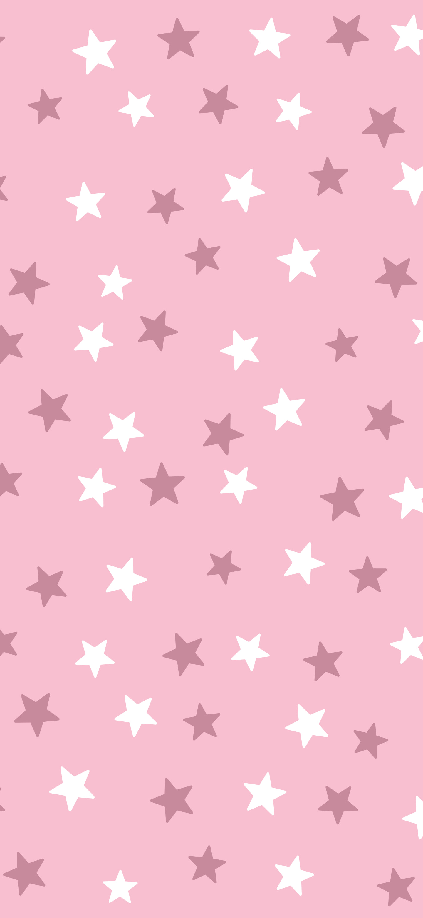 Light Pink Star Pattern wallpaper for iPhone and Android