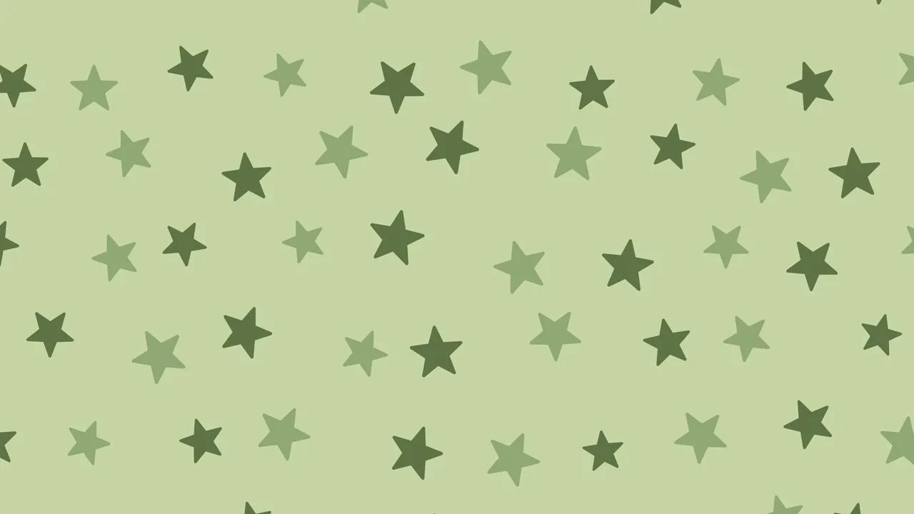 Matcha Star Pattern desktop wallpaper in 4K