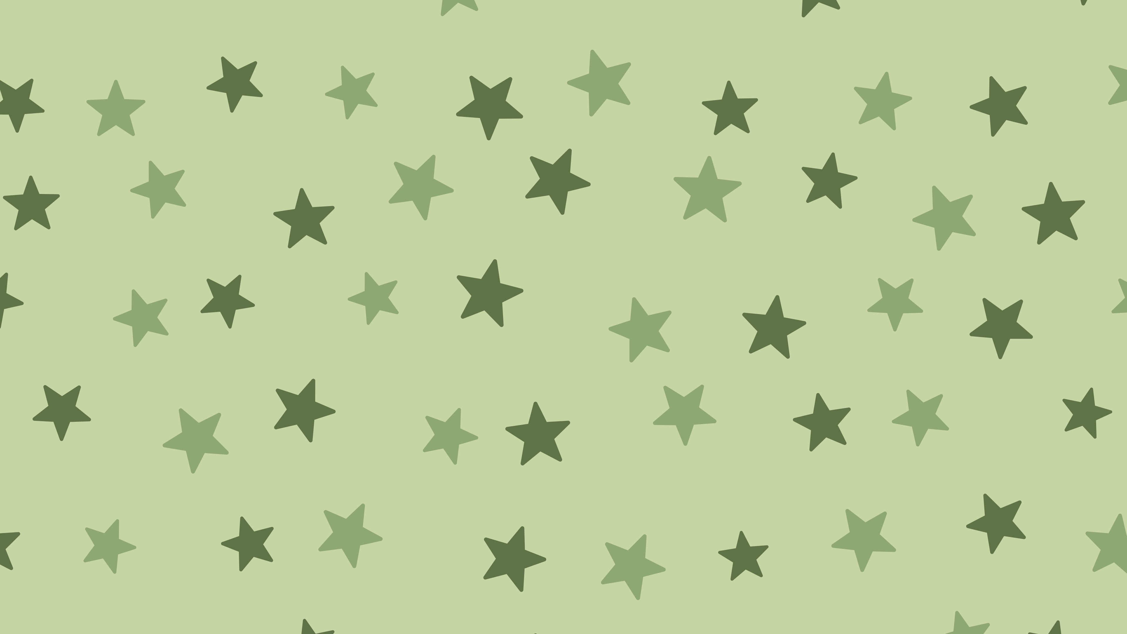 Matcha Star Pattern desktop wallpaper in 4K