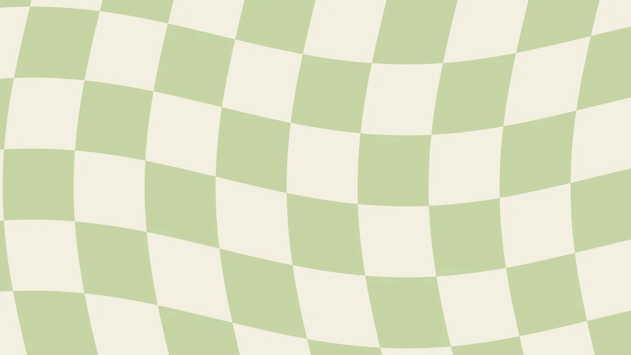 Matcha Wavy Checkered desktop wallpaper in 4K