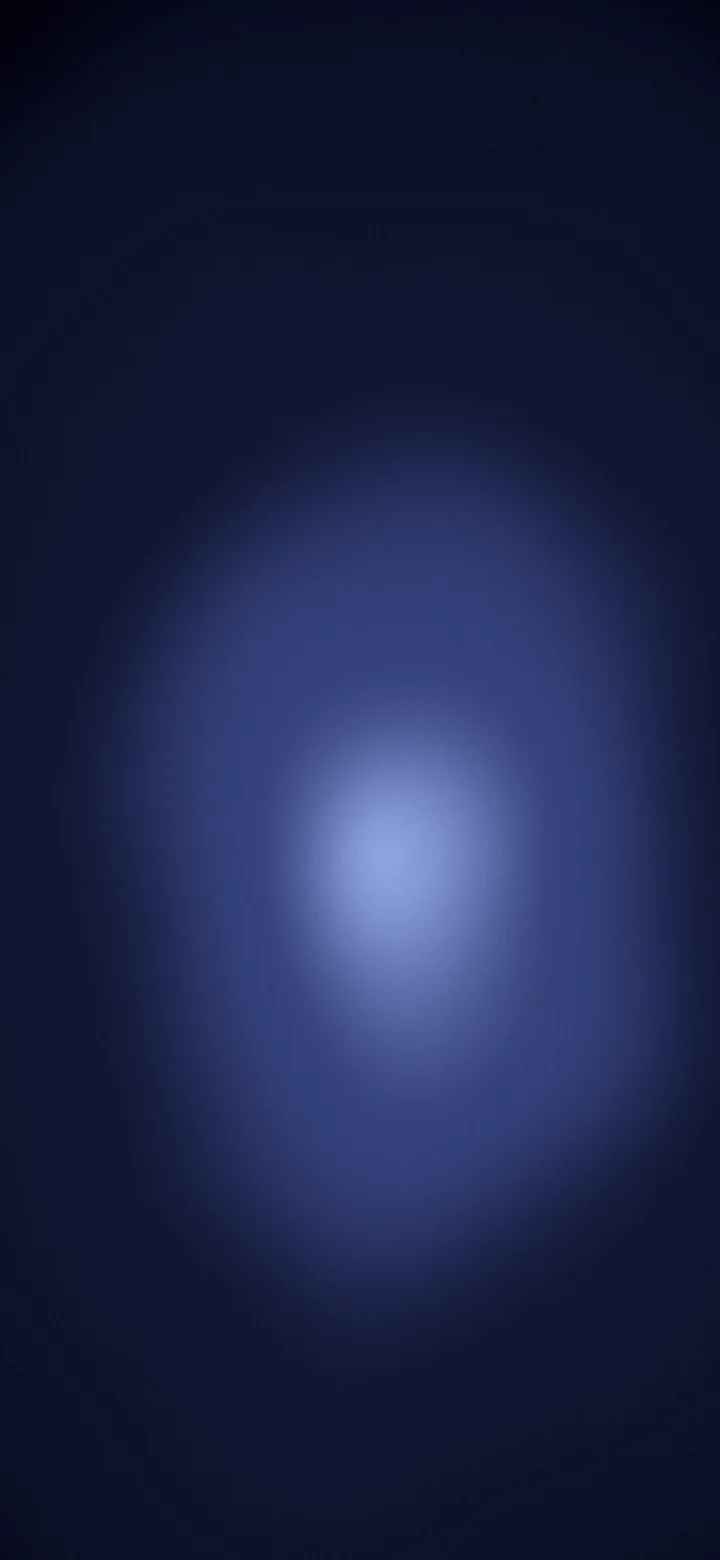 Midnight Blue Aura Gradient wallpaper for iPhone and Android