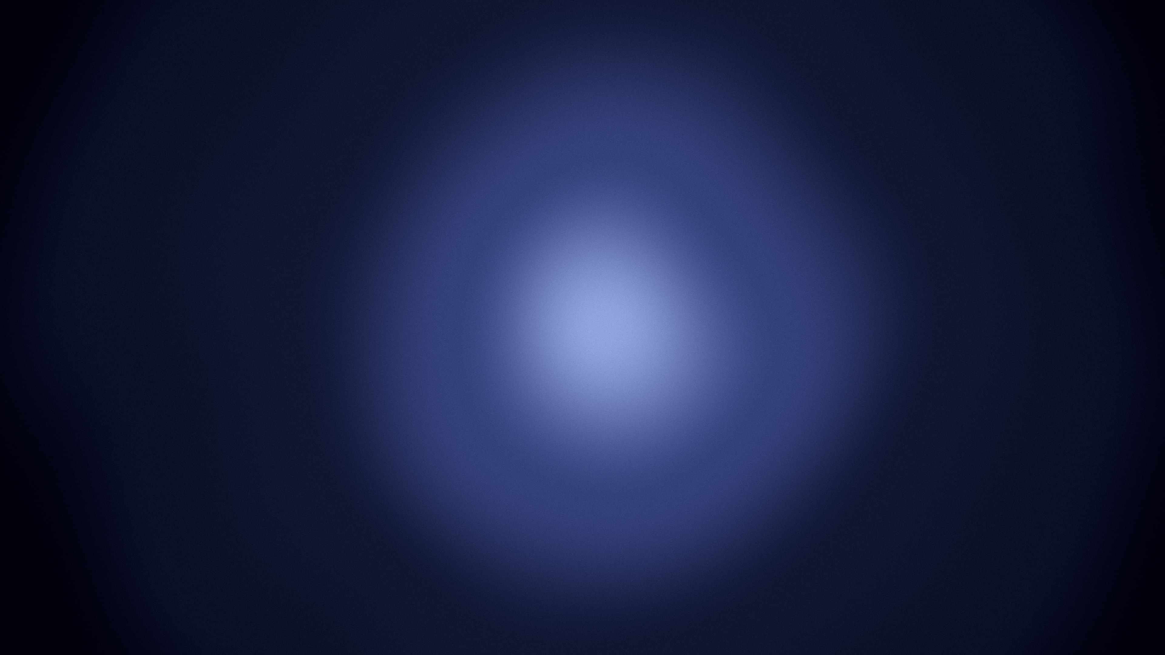 Midnight Blue Aura Gradient desktop wallpaper in 4K