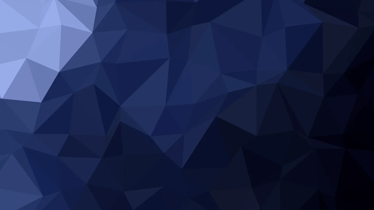 Midnight Blue Low Poly desktop wallpaper in 4K