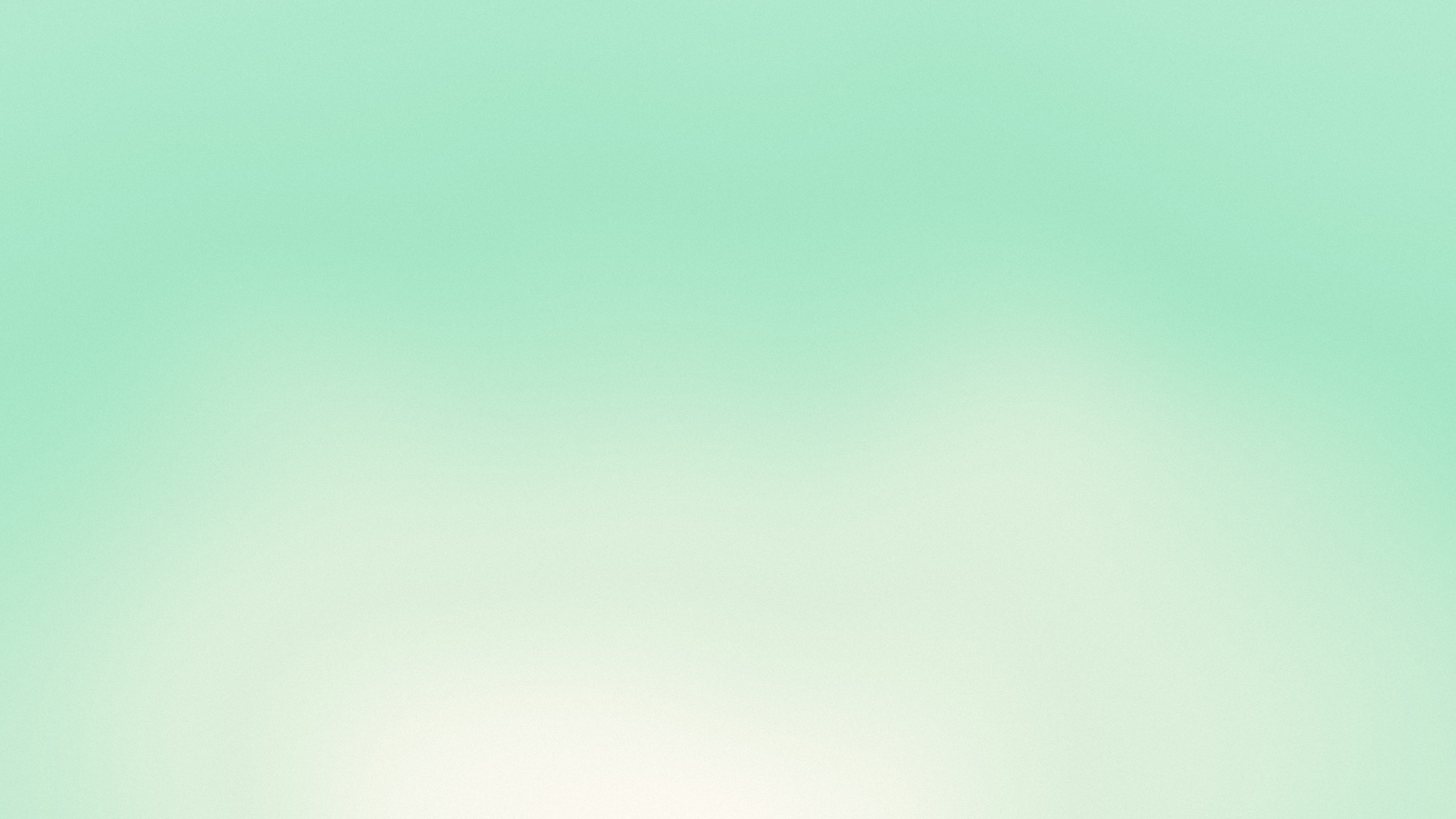 Mint and Cream Sunrise Aura Gradient desktop wallpaper in 4K