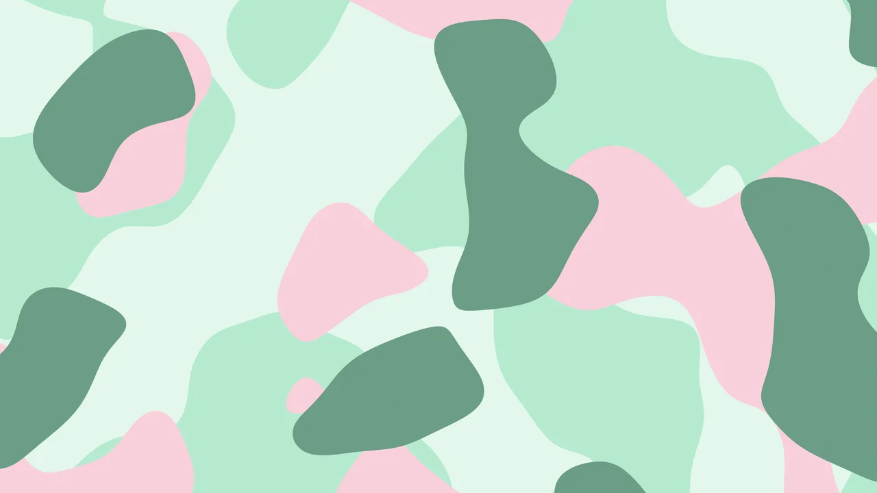 Mint and Pastel Pink Camo desktop wallpaper in 4K