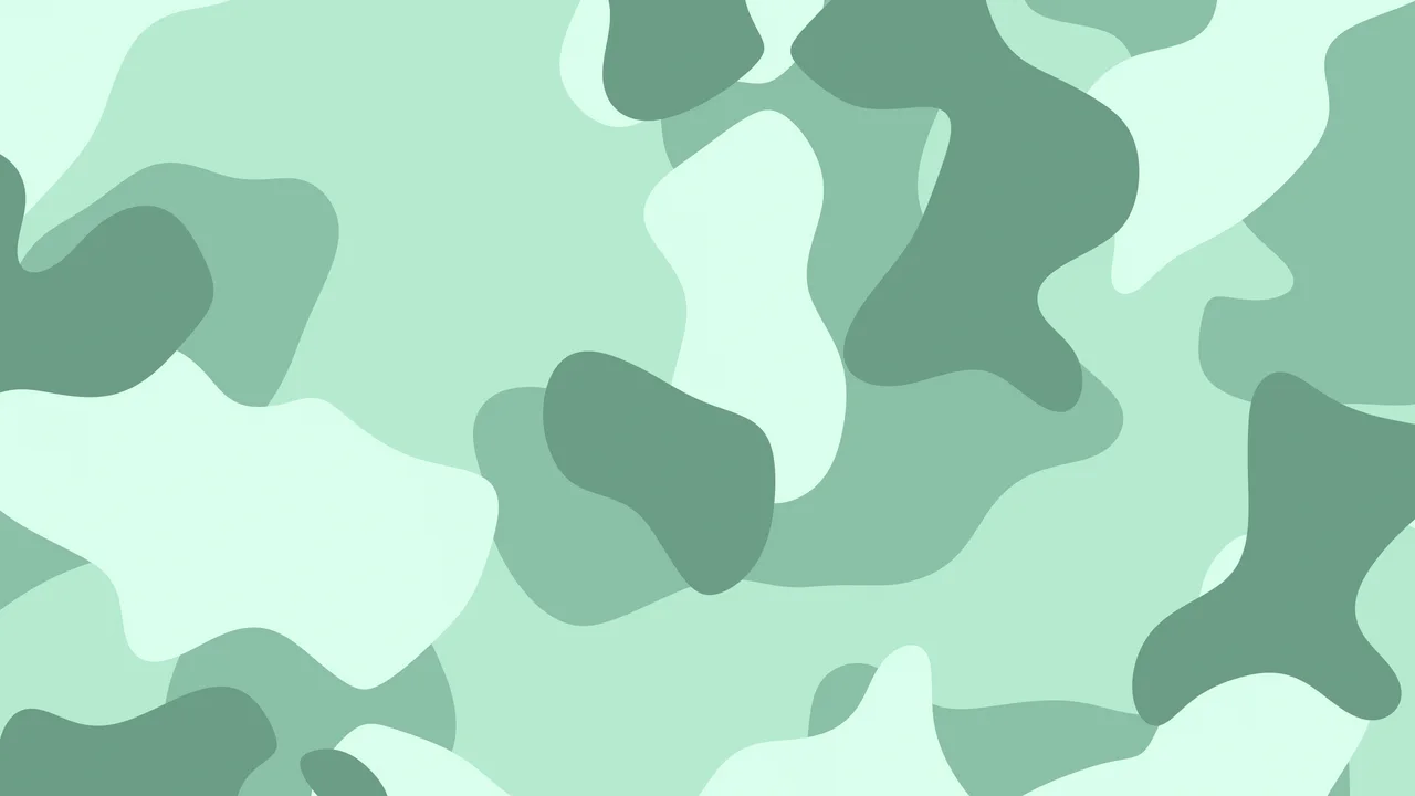 Mint Camo desktop wallpaper in 4K