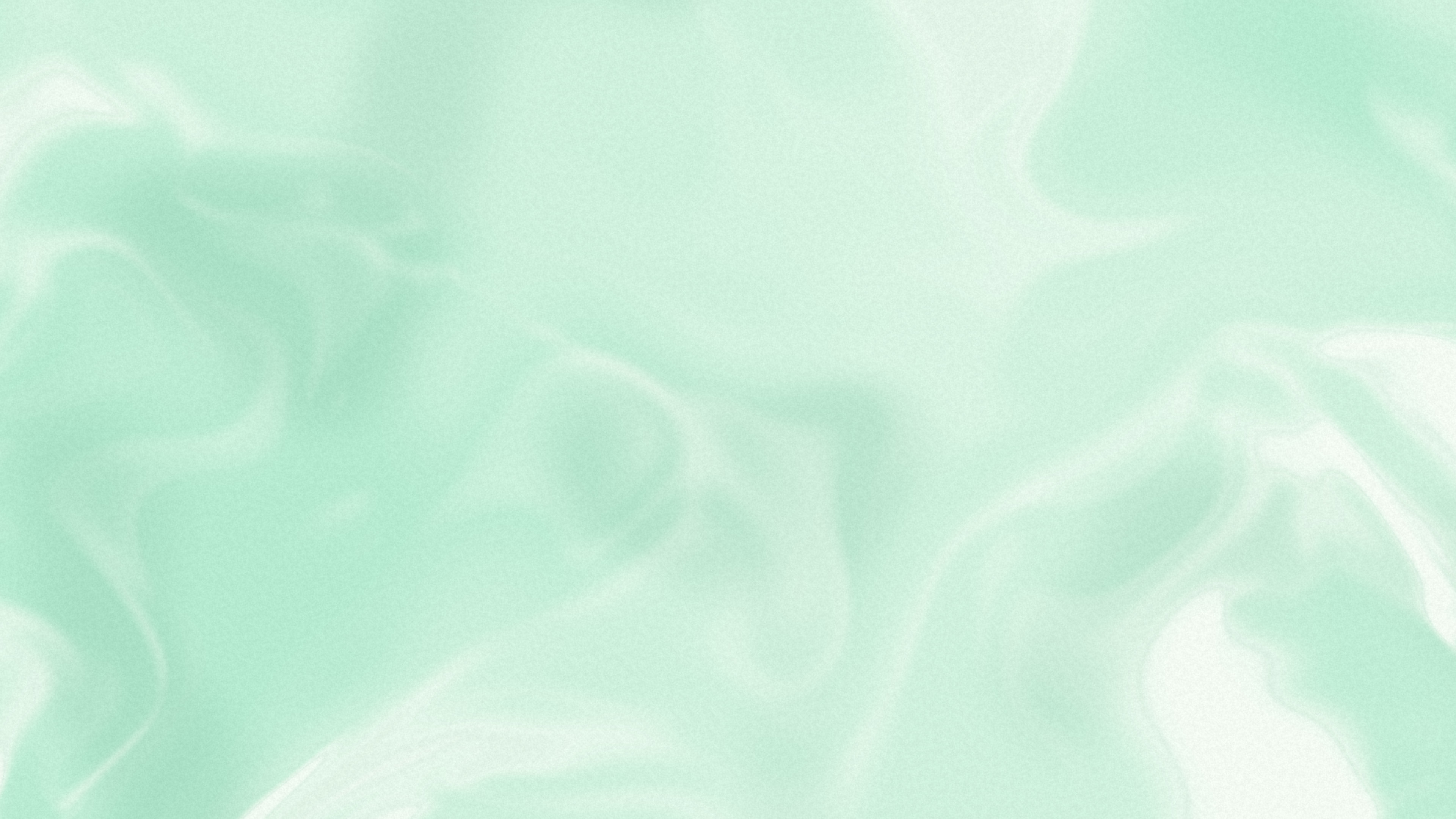 Mint Watercolor Wash desktop wallpaper in 4K