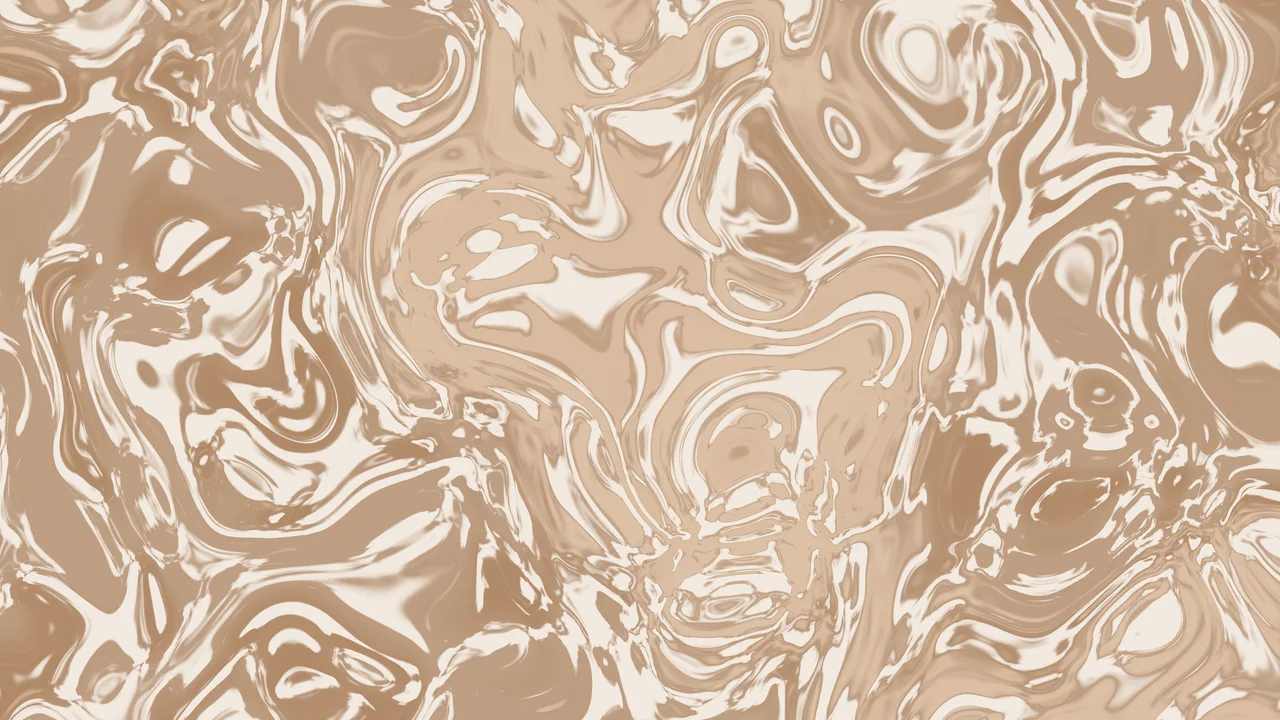 Mocha Liquid Marble desktop wallpaper in 4K