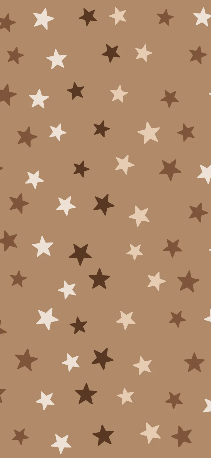 Mocha Star Pattern wallpaper for iPhone and Android