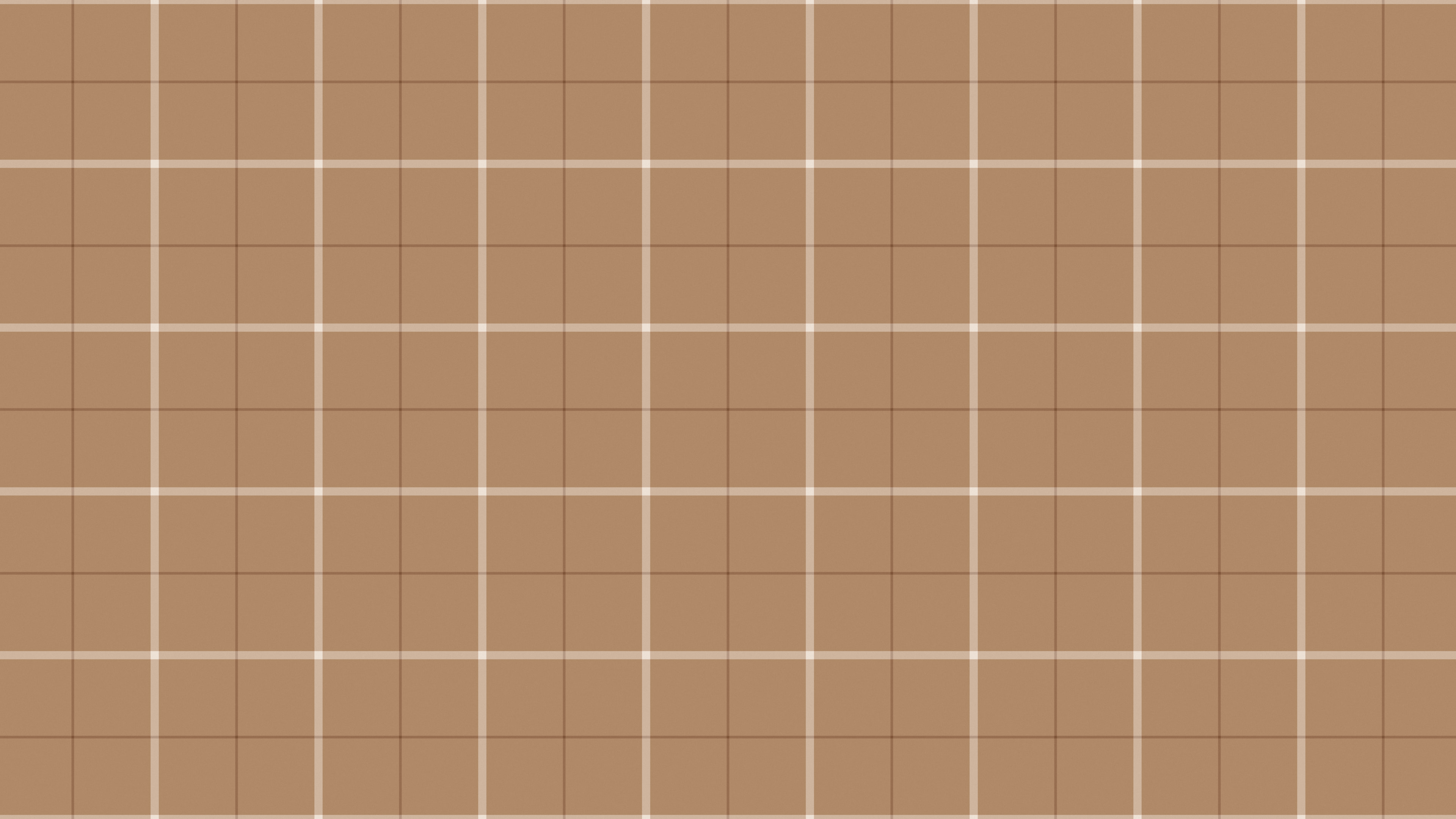 Mocha Windowpane Plaid desktop wallpaper in 4K