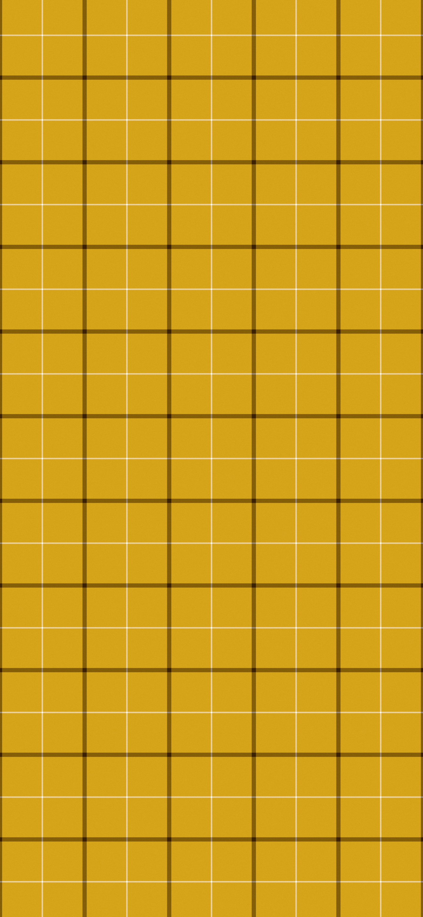 Mustard Windowpane Plaid wallpaper for iPhone and Android