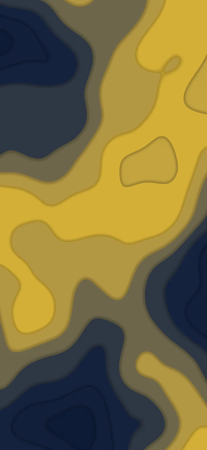 Navy and Gold Layered Topographic wallpaper for iPhone and Android