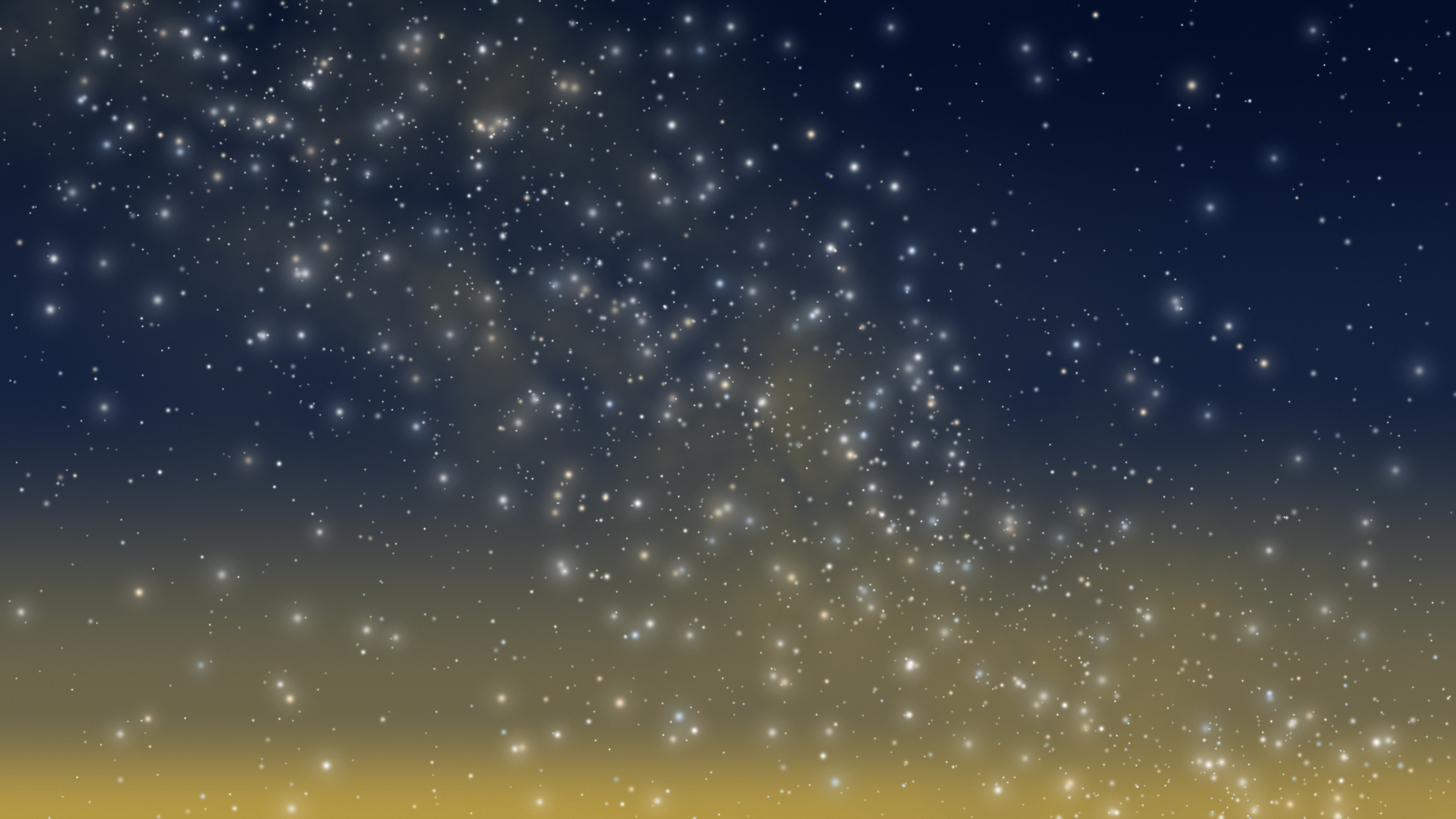 Navy and Gold Milky Way Galaxy desktop wallpaper in 4K