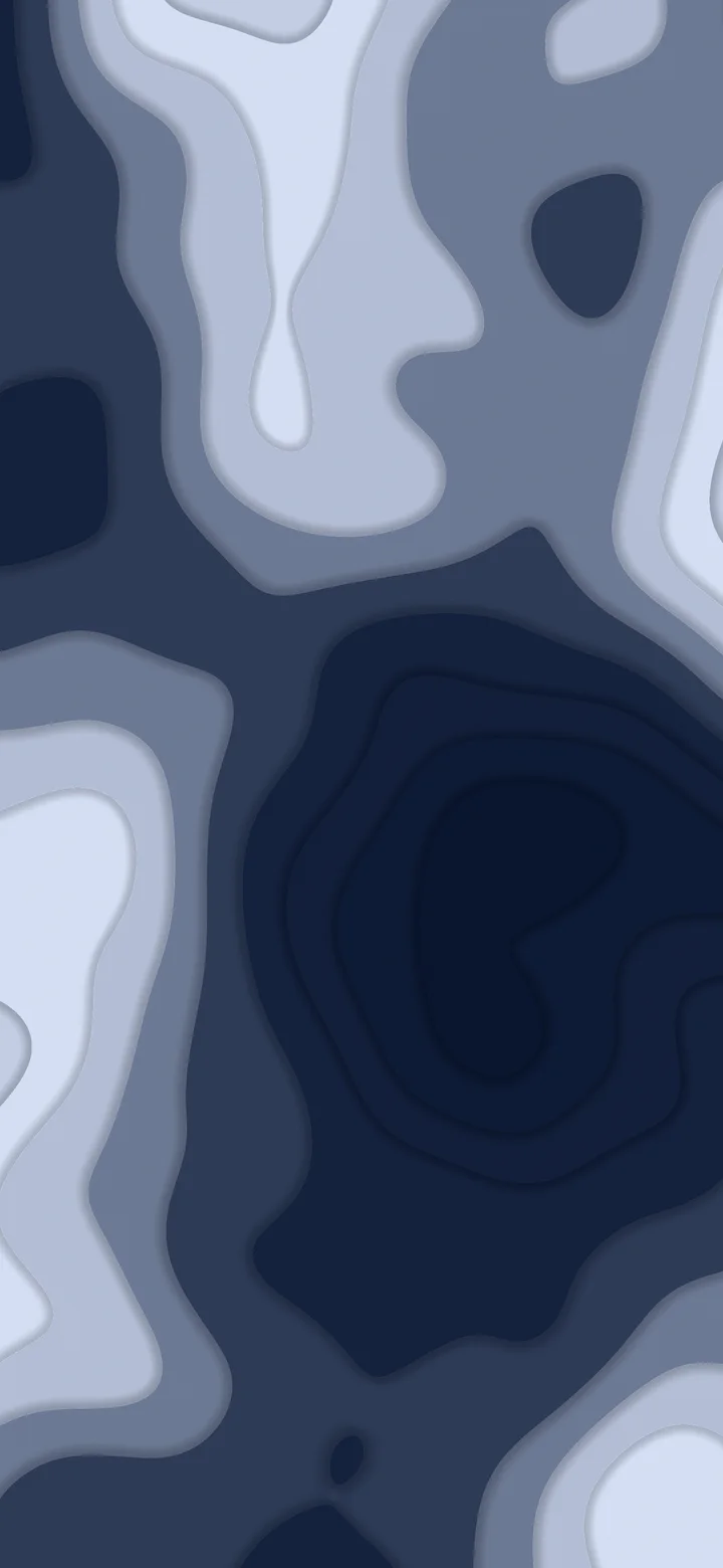 Navy and Ivory Layered Topographic wallpaper for iPhone and Android