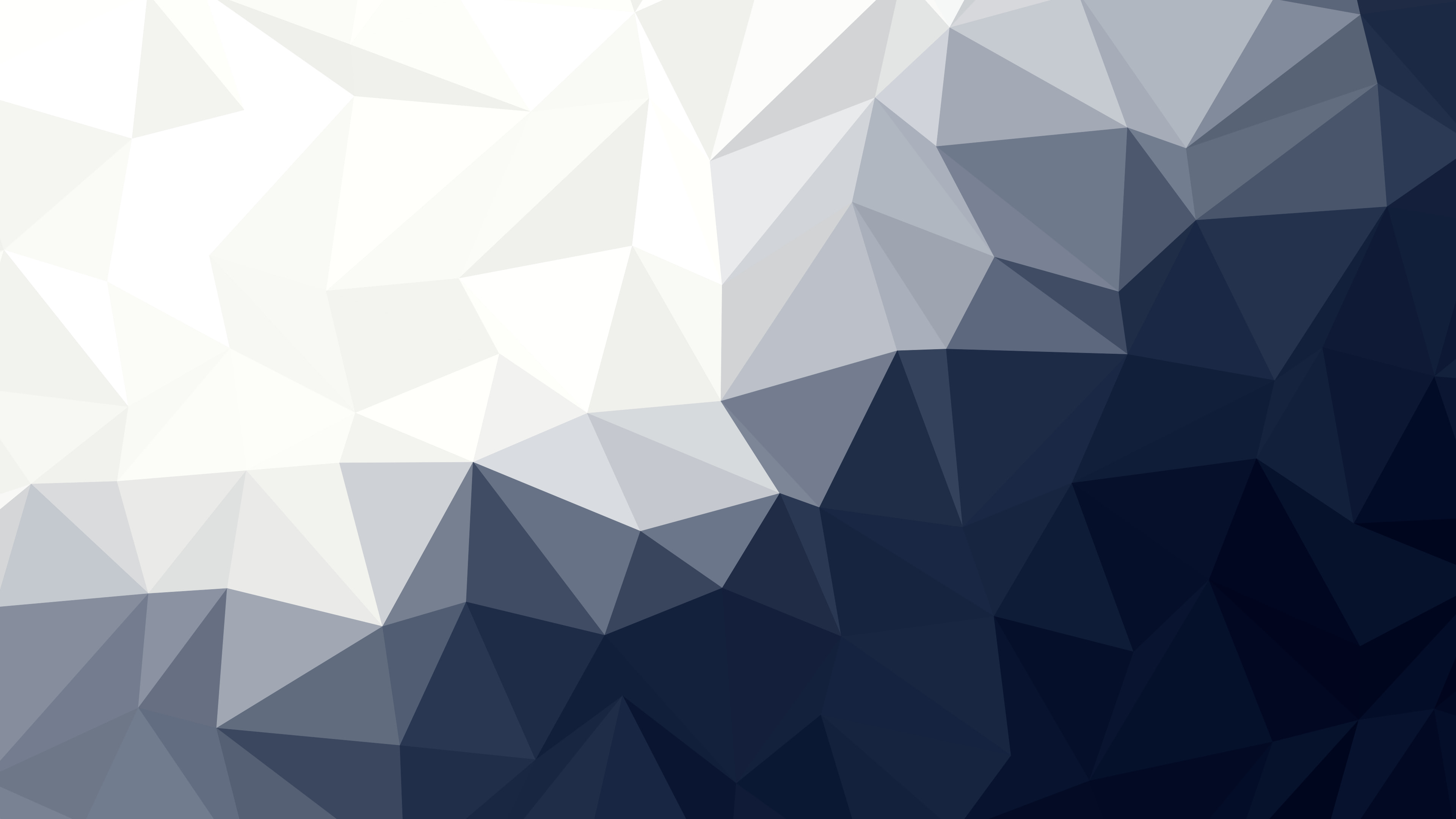 Navy and White Low Poly desktop wallpaper in 4K
