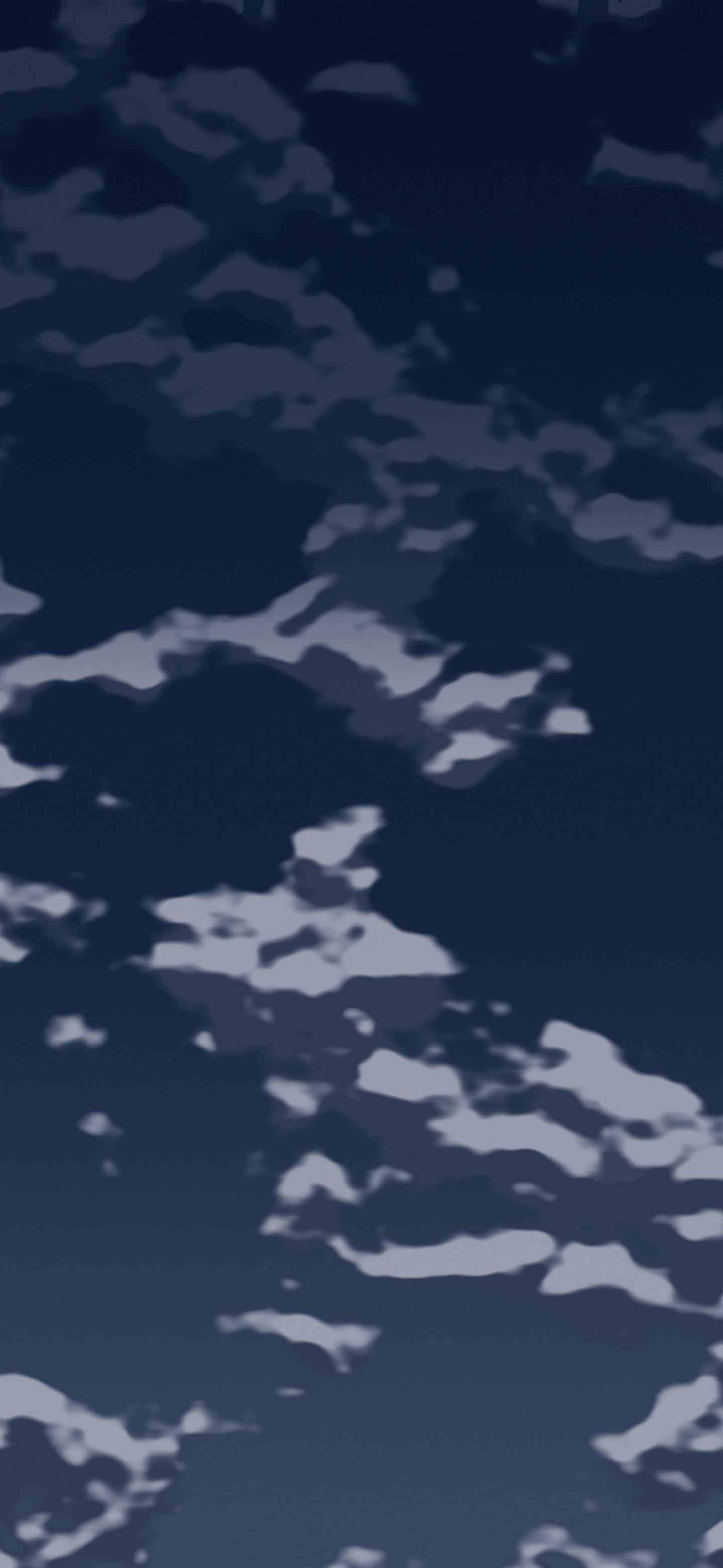 Navy Cloudy Sky wallpaper for iPhone and Android