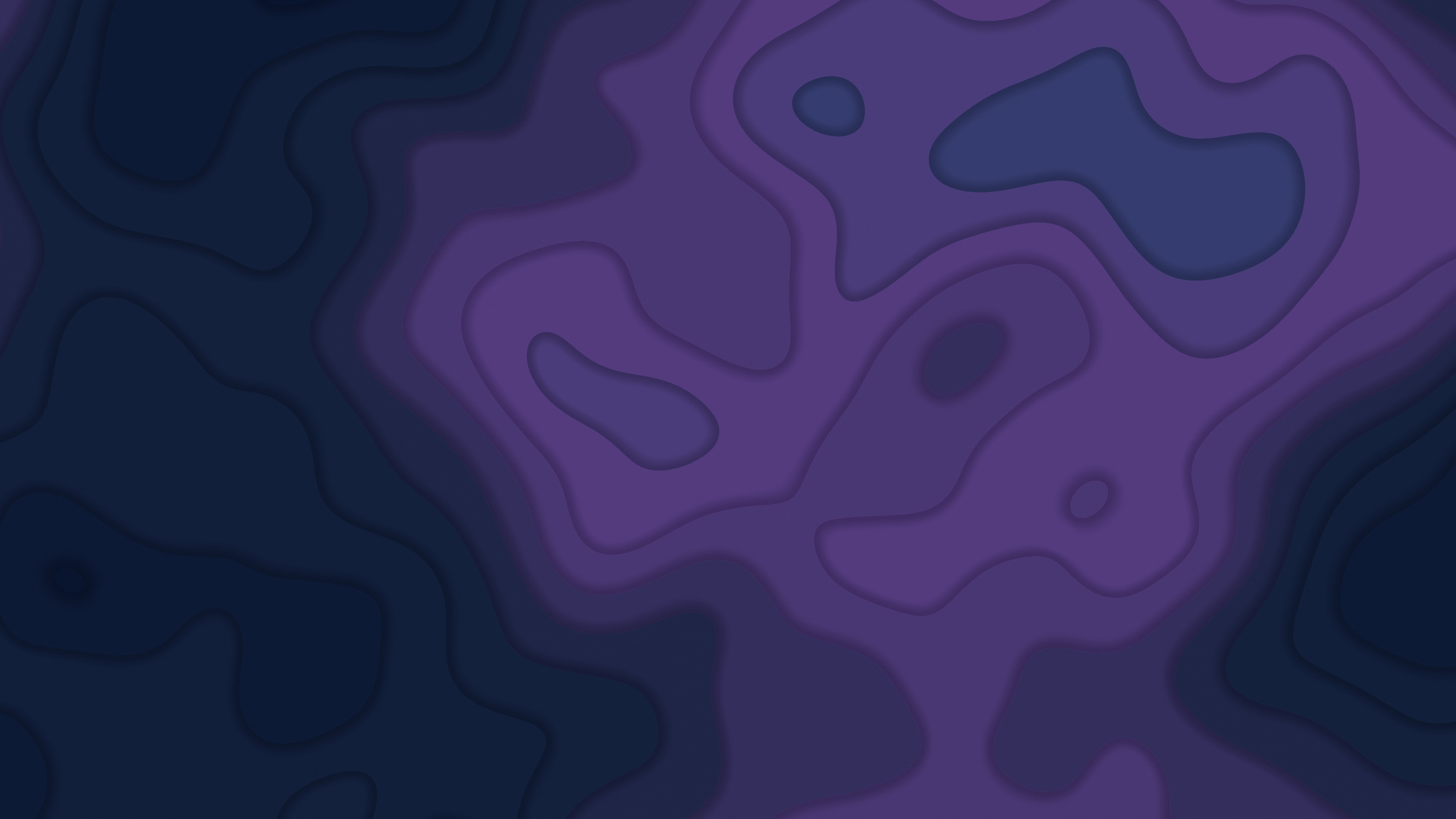 Navy Layered Topographic desktop wallpaper in 4K