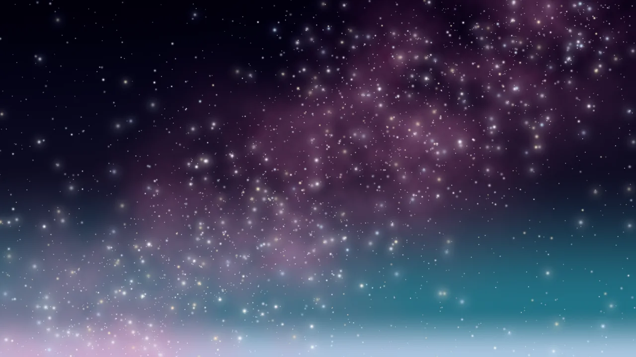 Neon Cyber Milky Way Galaxy desktop wallpaper in 4K