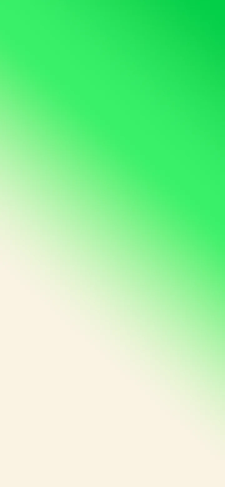 Neon Green and Cream Diagonal Ombre Gradient wallpaper for iPhone and Android