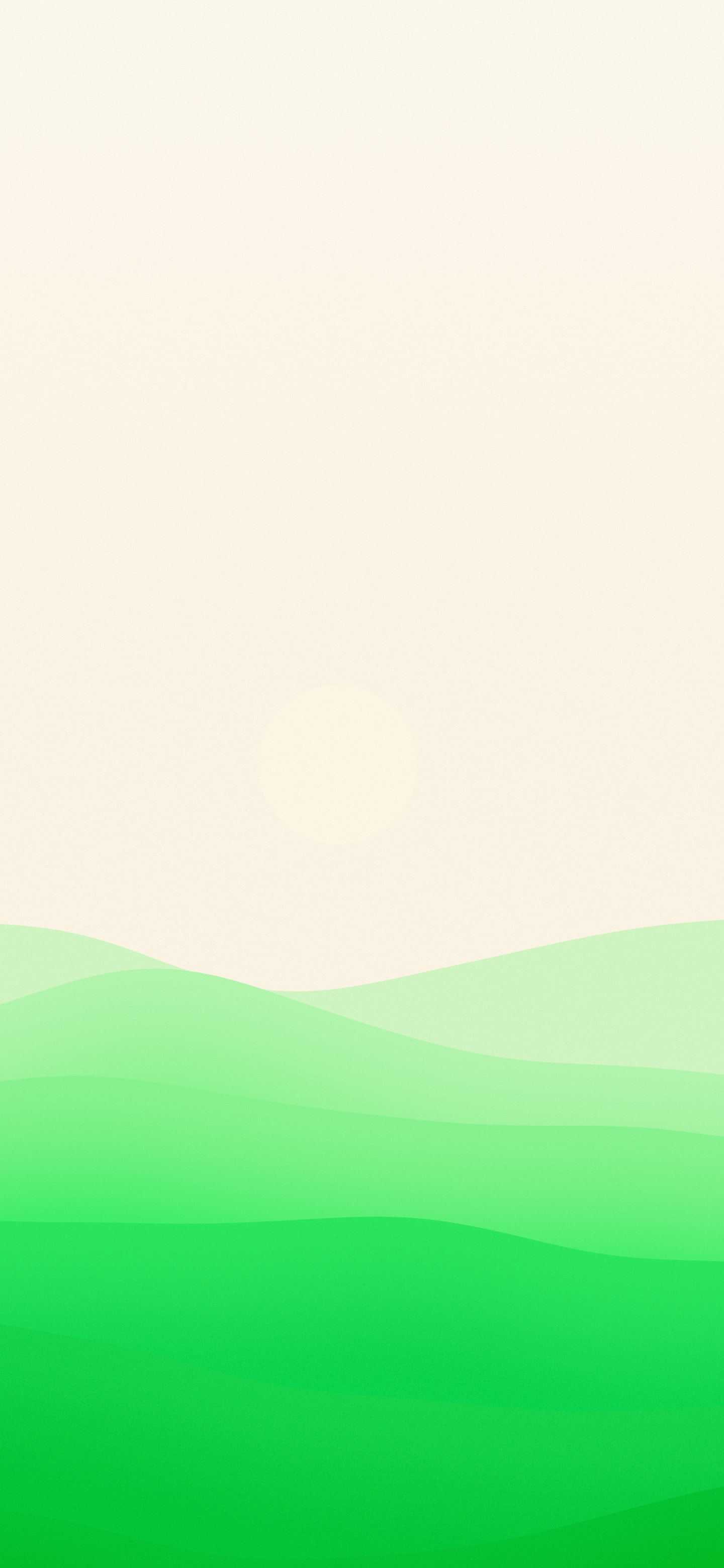 Neon Green and Cream Minimalist Desert Dunes wallpaper for iPhone and Android