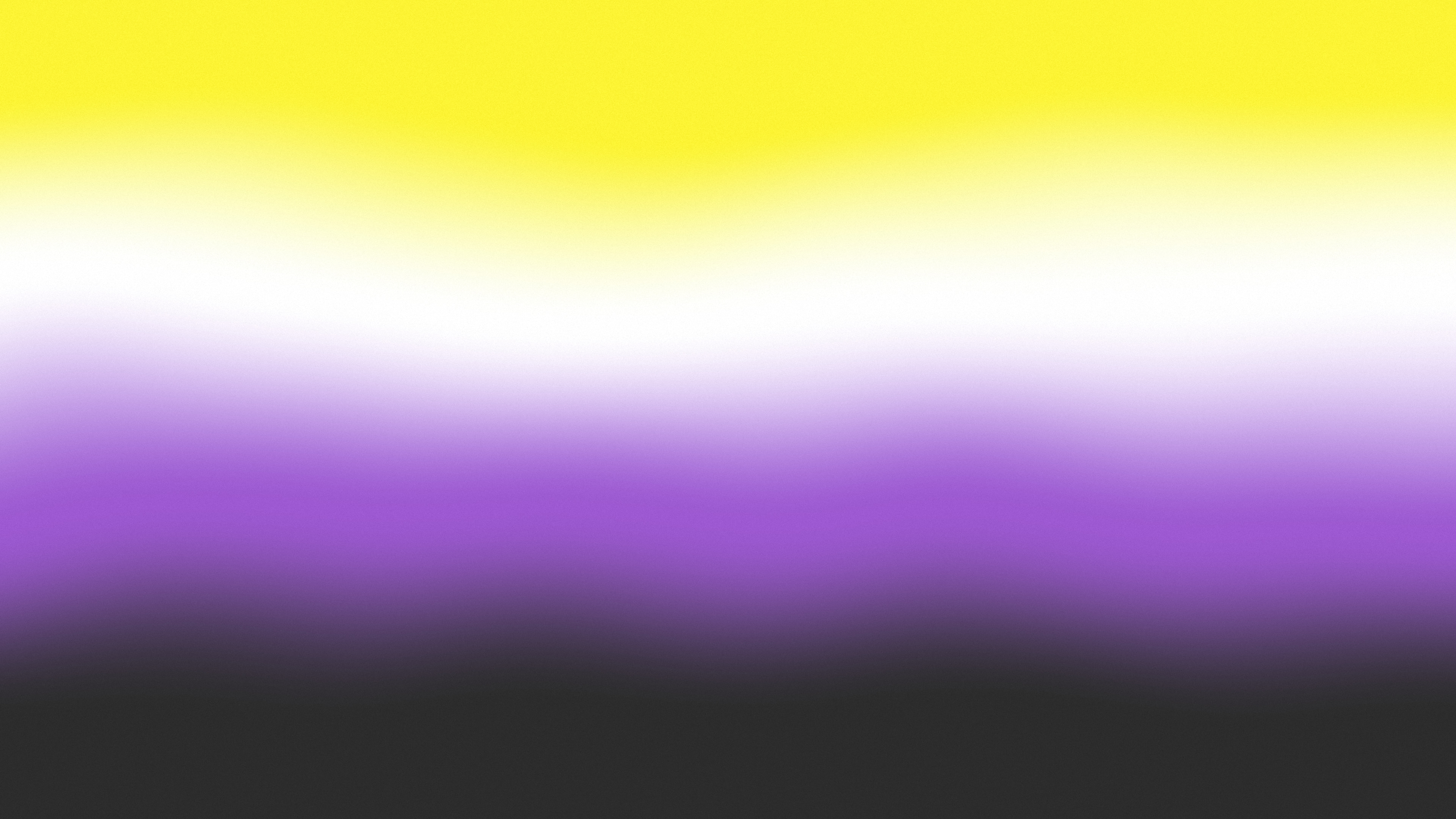 Nonbinary Pride Gradient desktop wallpaper in 4K