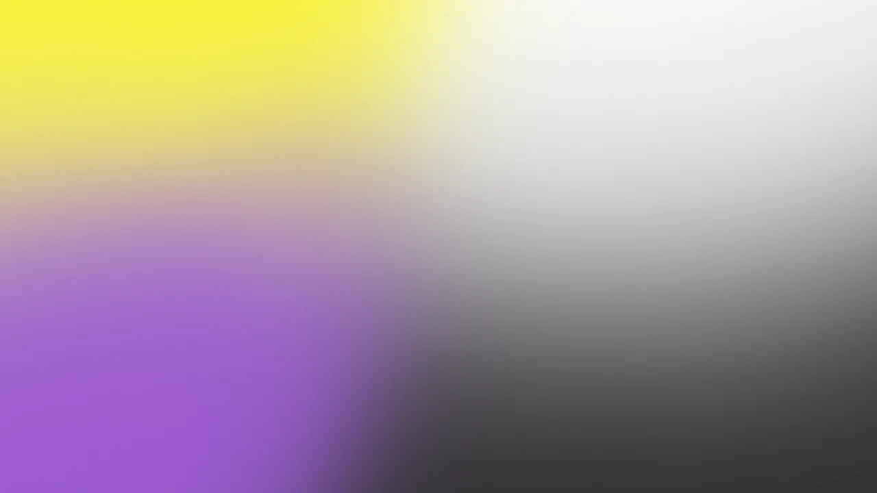 Nonbinary Pride Mesh Gradient desktop wallpaper in 4K