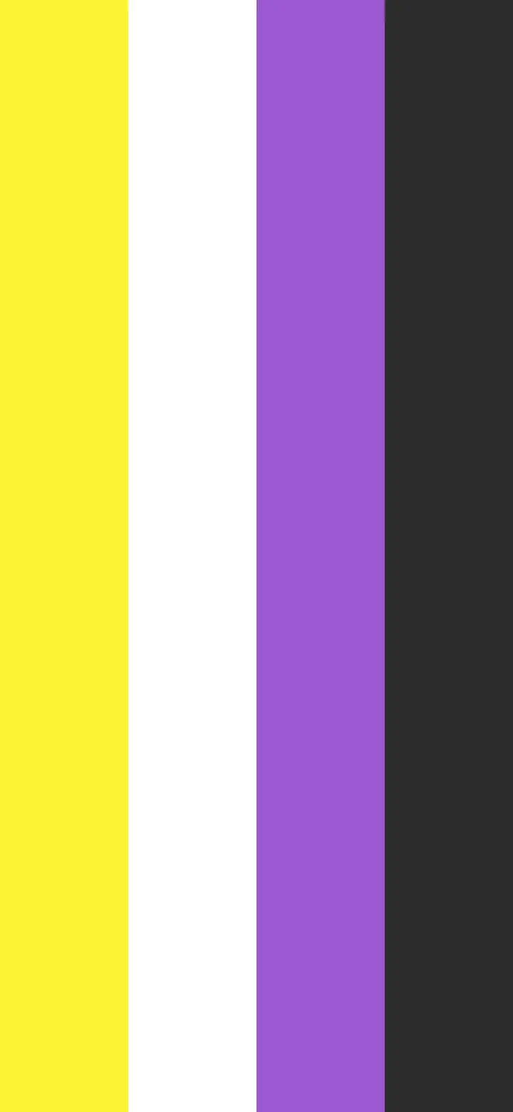 Nonbinary Vertical Pride Stripes wallpaper for iPhone and Android
