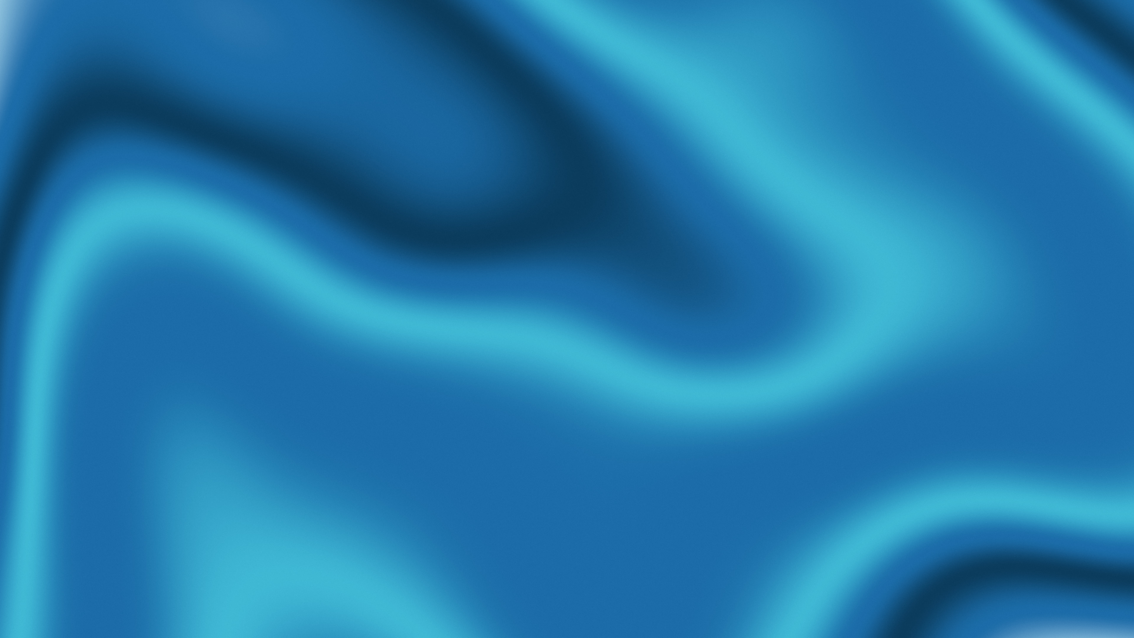 Ocean Blue Silky Gradient desktop wallpaper in 4K