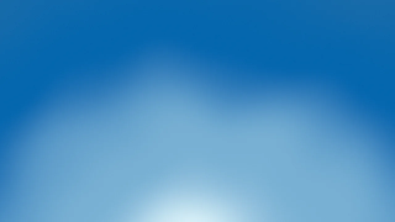 Ocean Blue Sunrise Aura Gradient desktop wallpaper in 4K