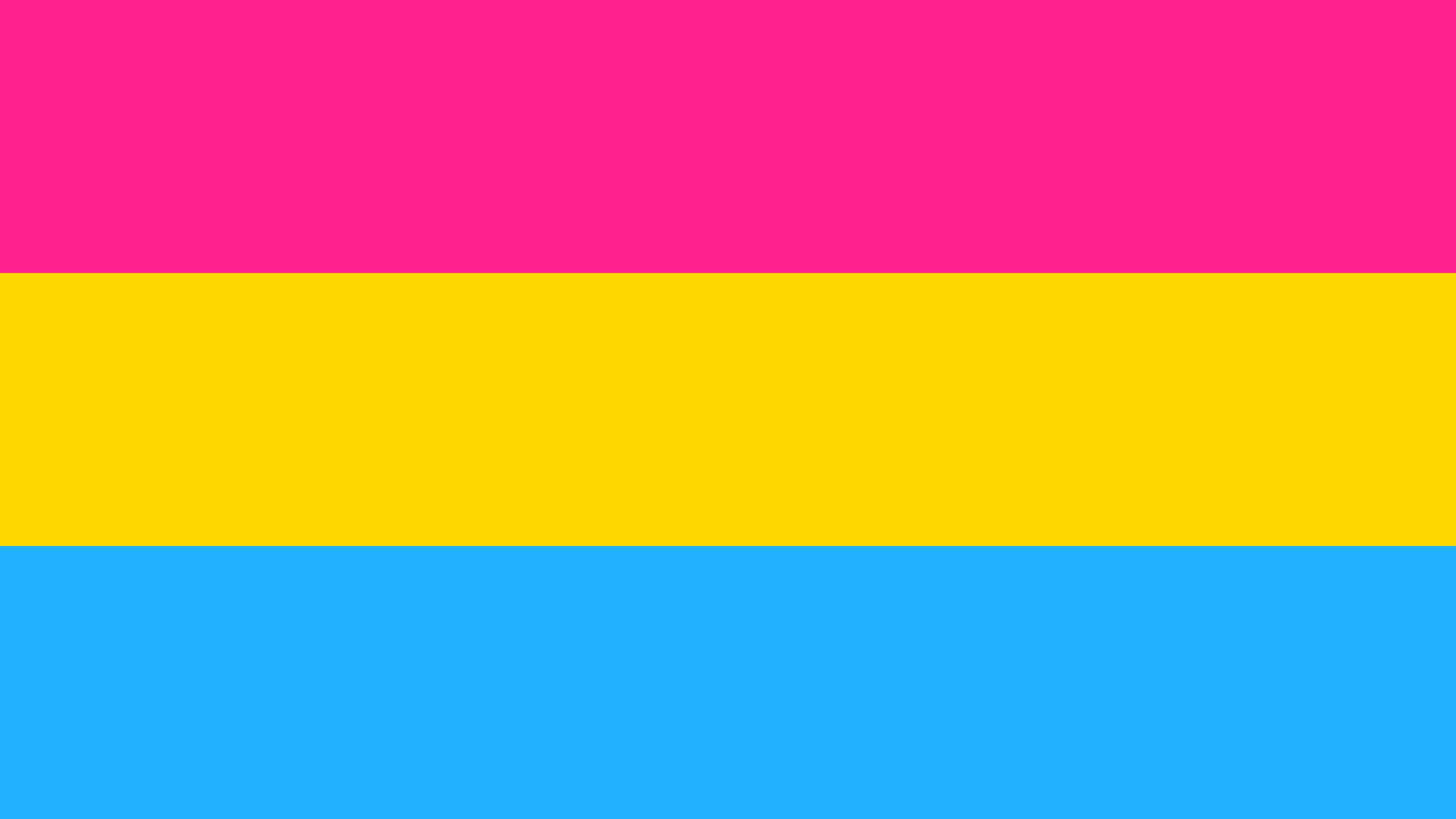 Pansexual Pride Flag desktop wallpaper in 4K