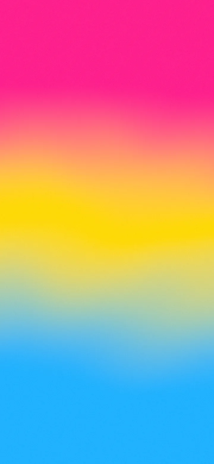 Pansexual Pride Gradient wallpaper for iPhone and Android