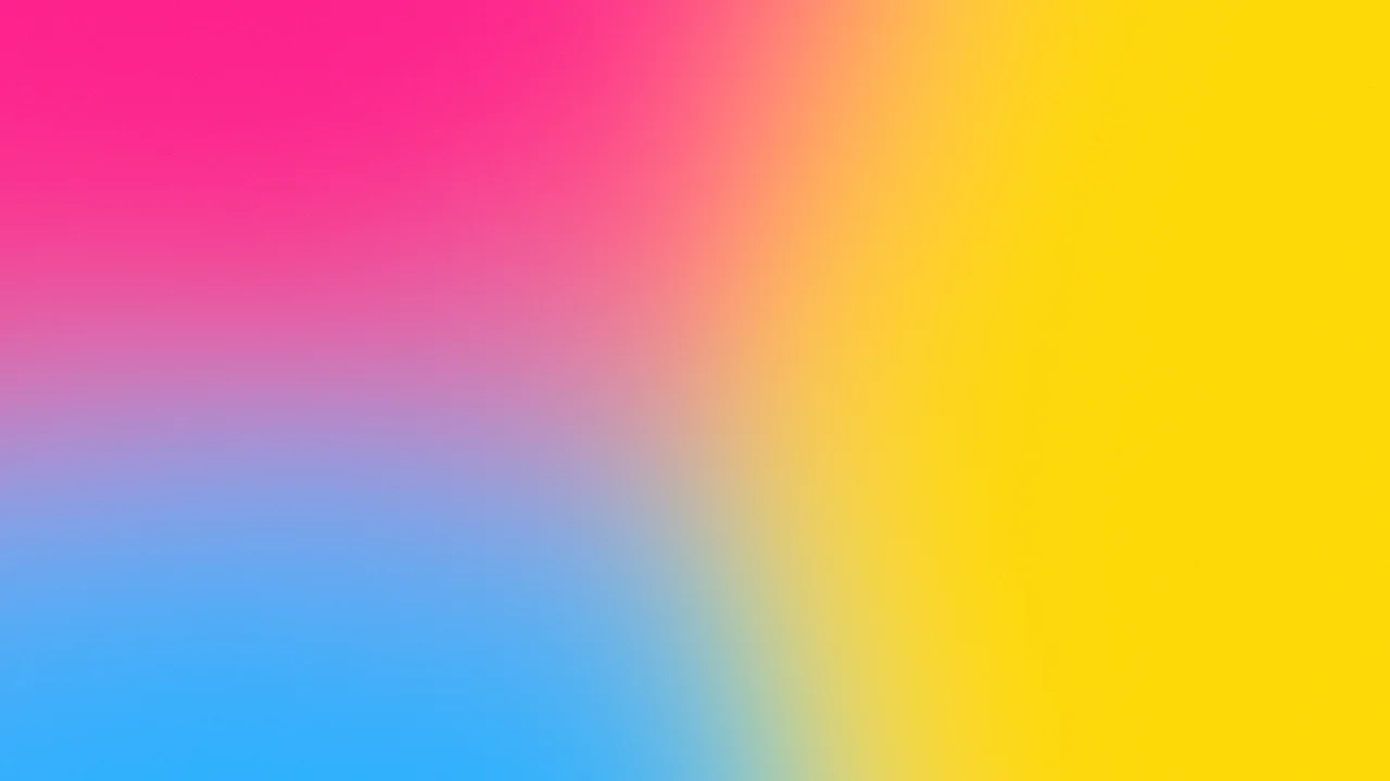 Pansexual Pride Mesh Gradient desktop wallpaper in 4K