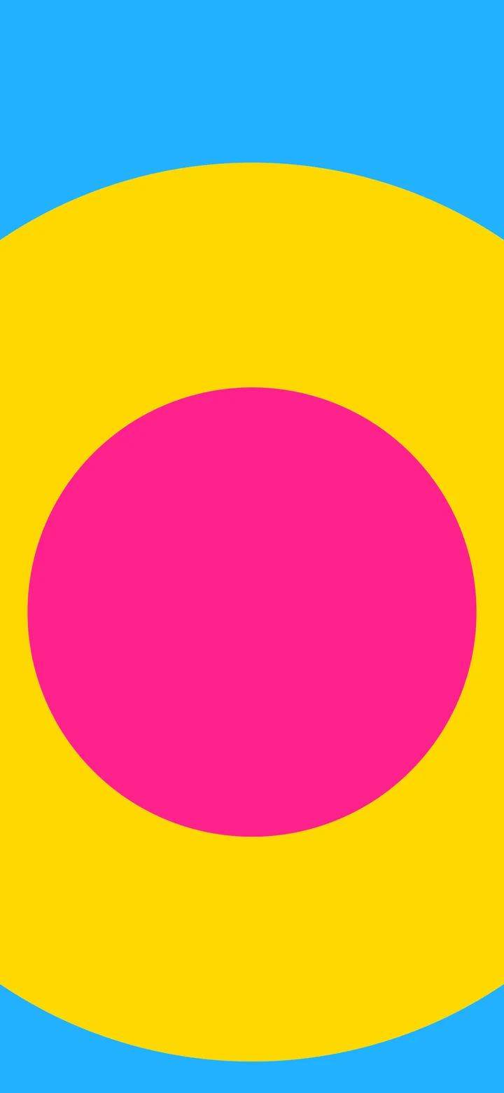 Pansexual Pride Rings wallpaper for iPhone and Android