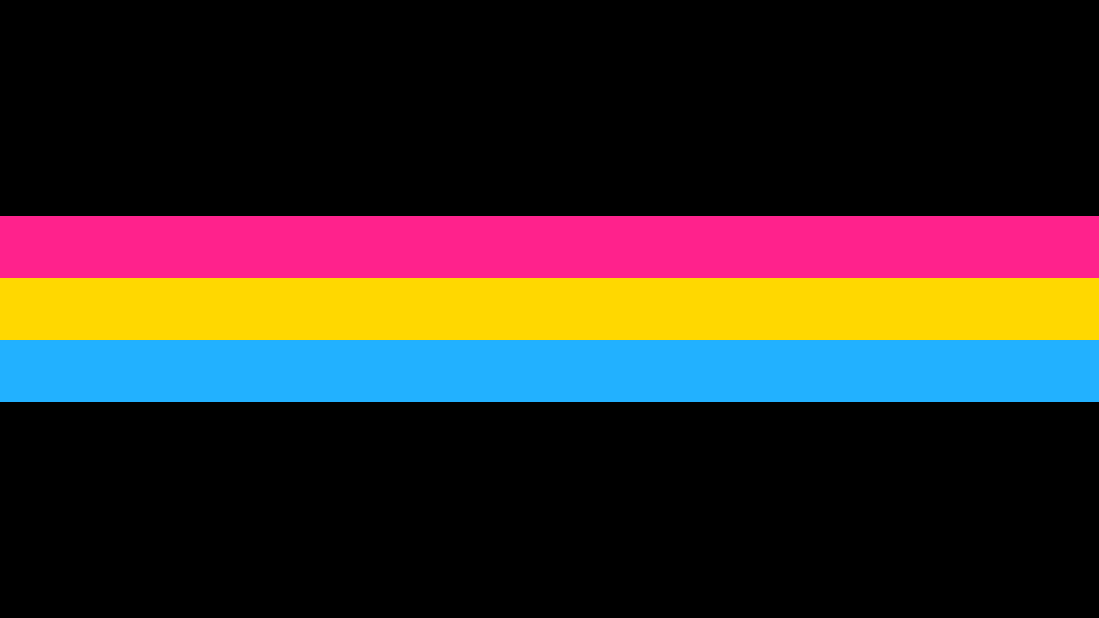 Pansexual Subtle Pride Stripe desktop wallpaper in 4K