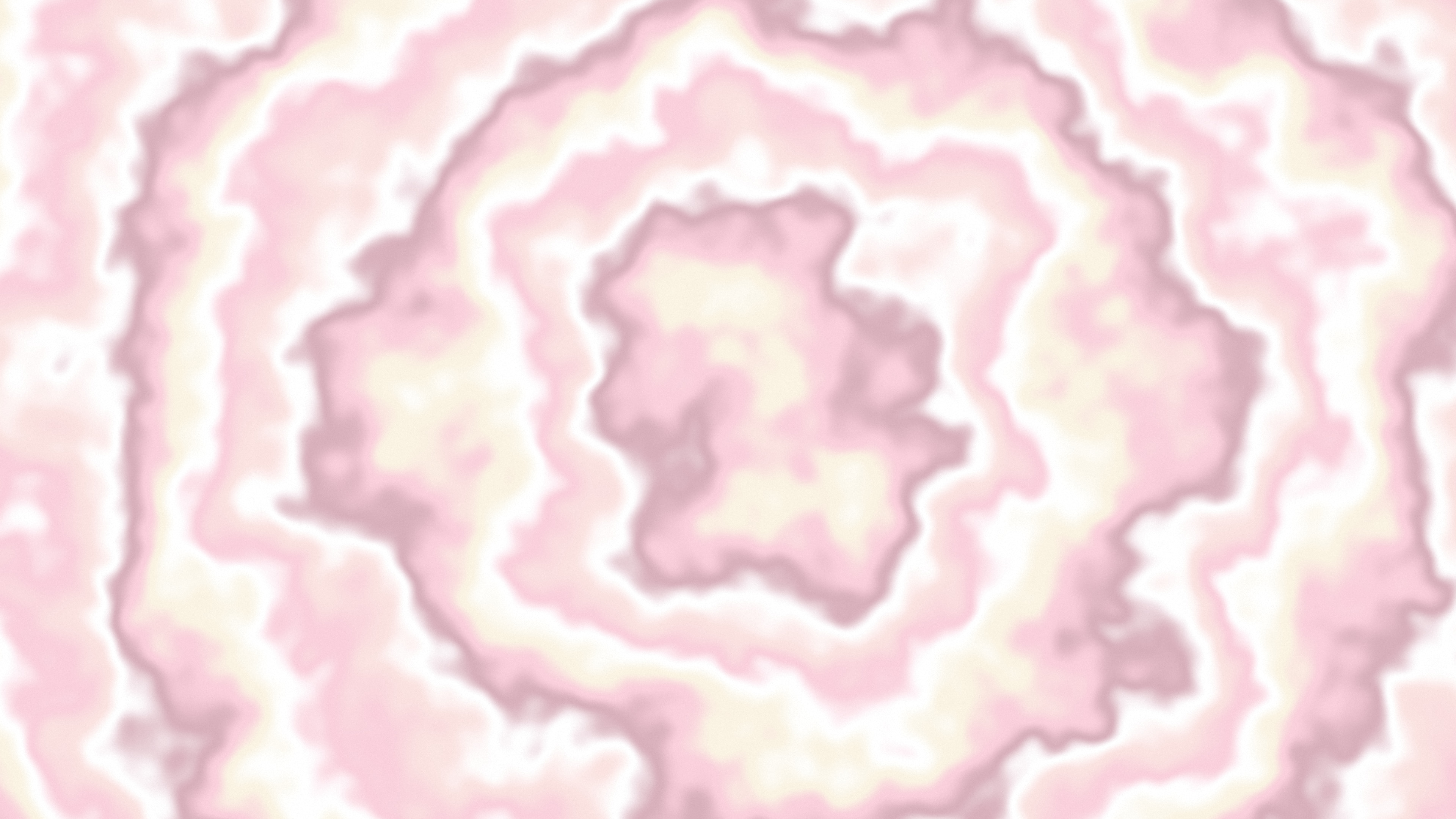 Pastel Pink and Cream Bullseye Tie Dye desktop wallpaper in 4K