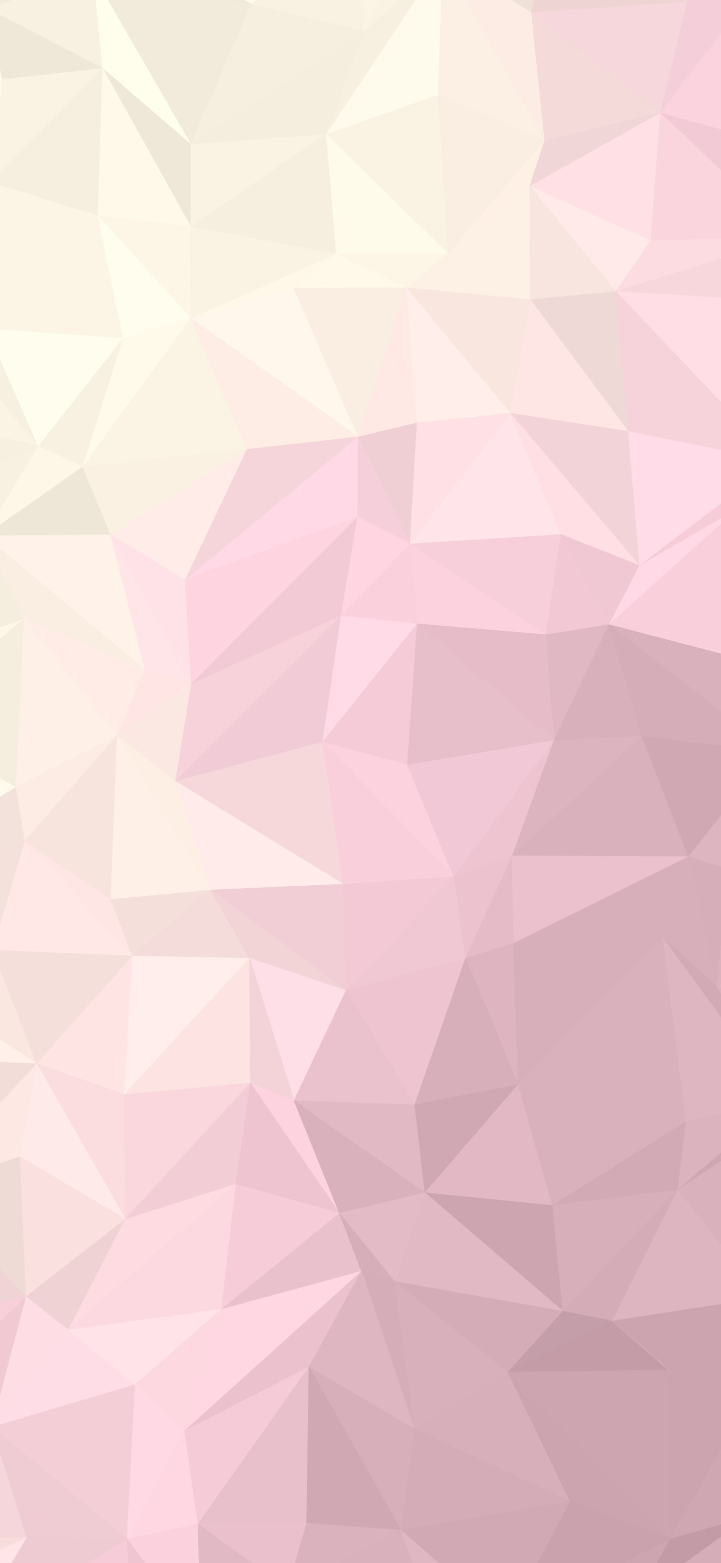 Pastel Pink and Cream Low Poly wallpaper for iPhone and Android