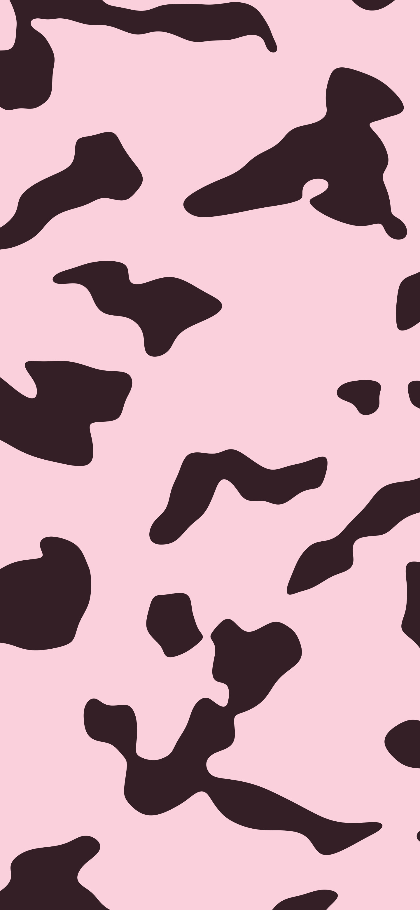 Pastel Pink Cow Print wallpaper for iPhone and Android