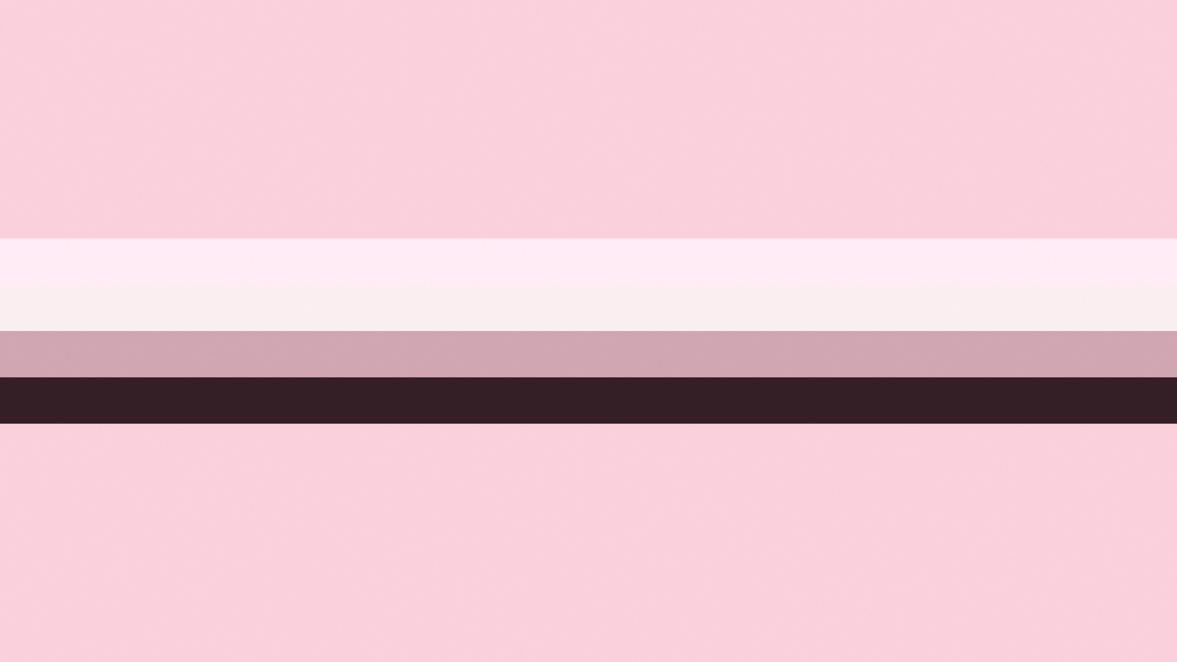 Pastel Pink Retro Stripe desktop wallpaper in 4K