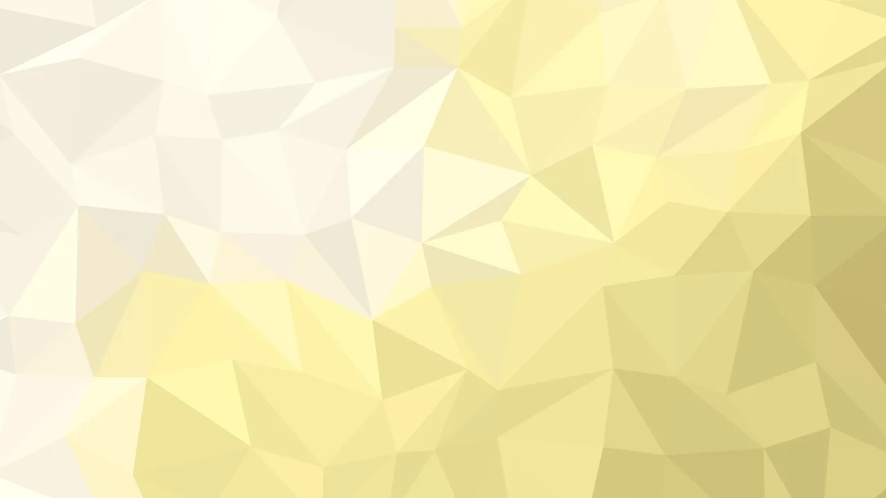 Pastel Yellow and Cream Low Poly desktop wallpaper in 4K
