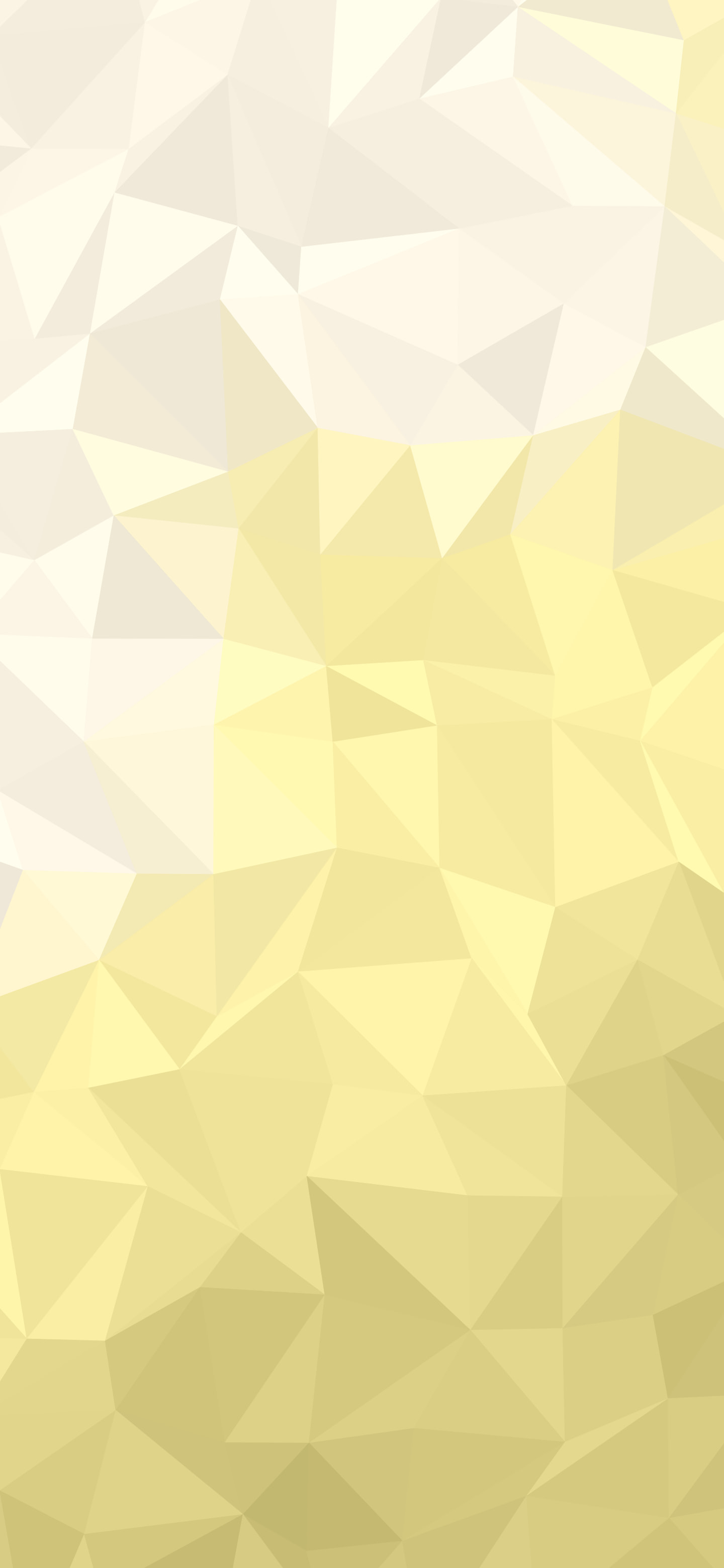 Pastel Yellow and Cream Low Poly wallpaper for iPhone and Android