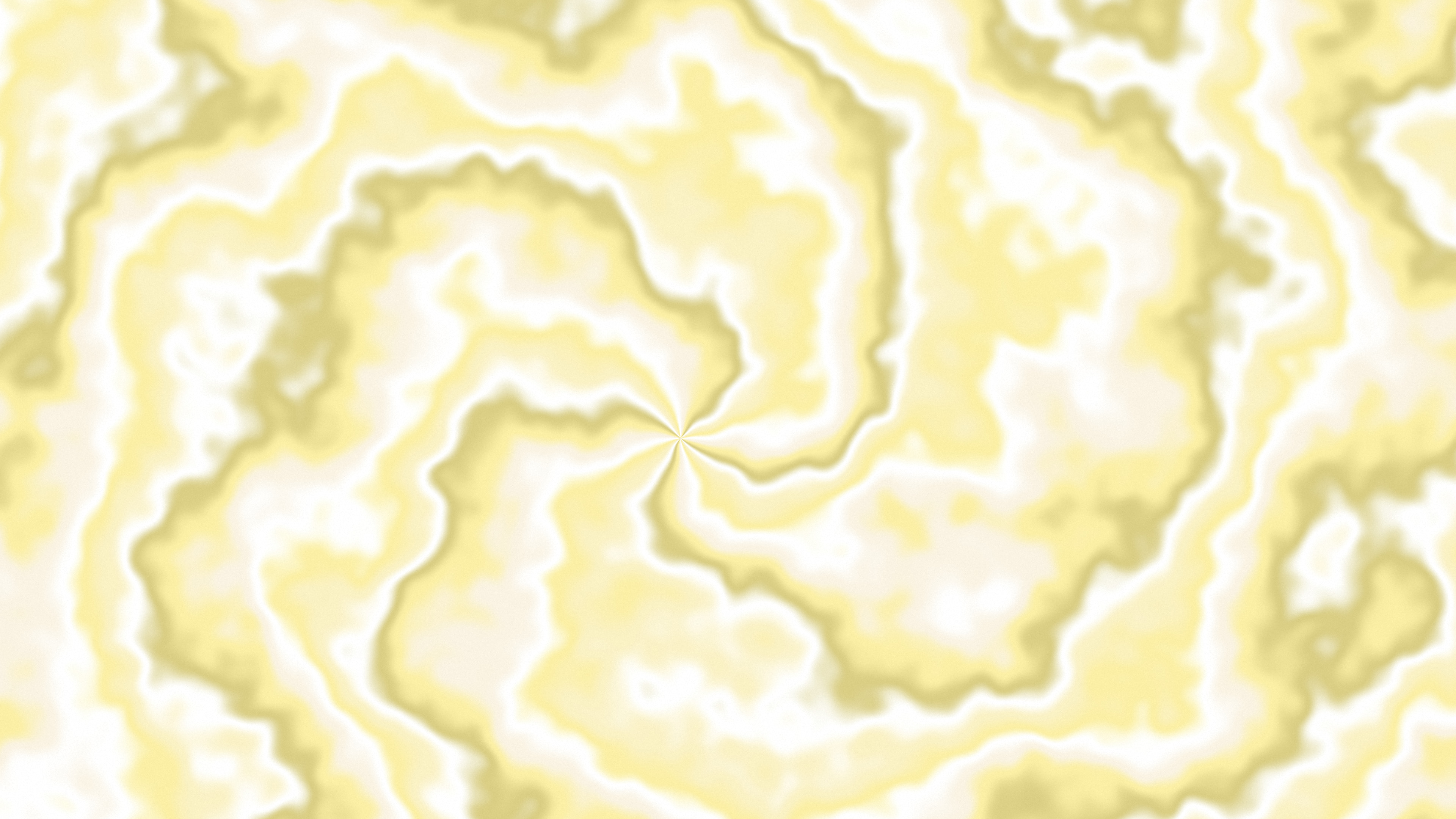 Pastel Yellow and Cream Spiral Tie Dye desktop wallpaper in 4K