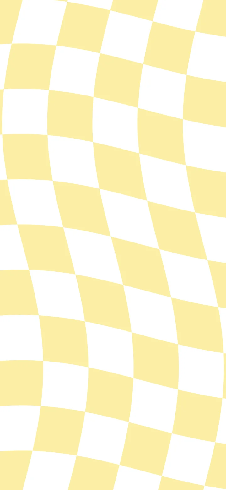 Pastel Yellow Wavy Checkered wallpaper for iPhone and Android