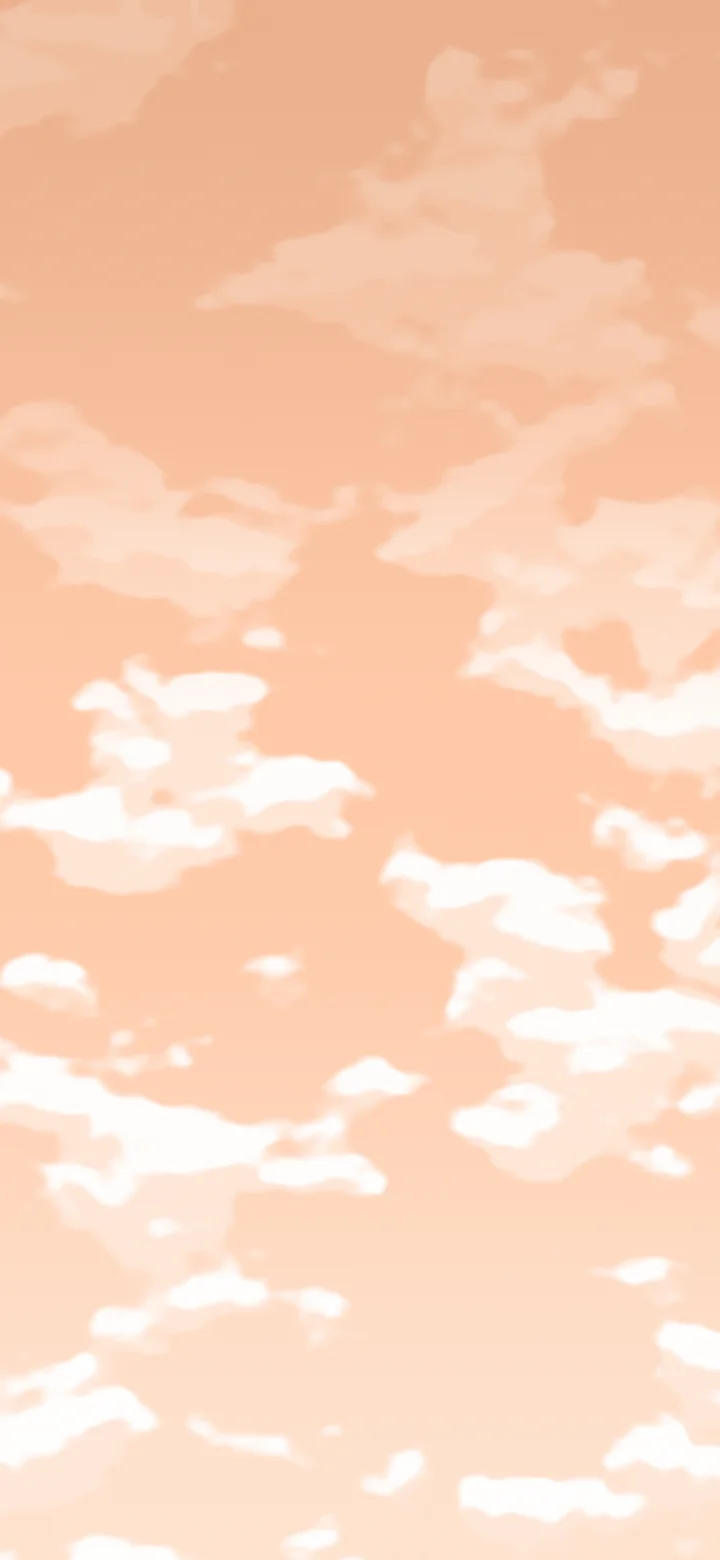Peach Cloudy Sky wallpaper for iPhone and Android