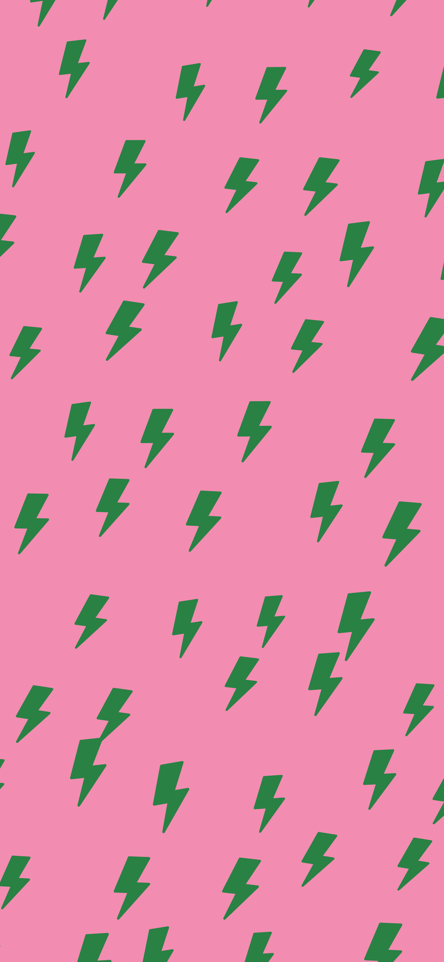 Pink and Green Lightning Bolt Pattern wallpaper for iPhone and Android