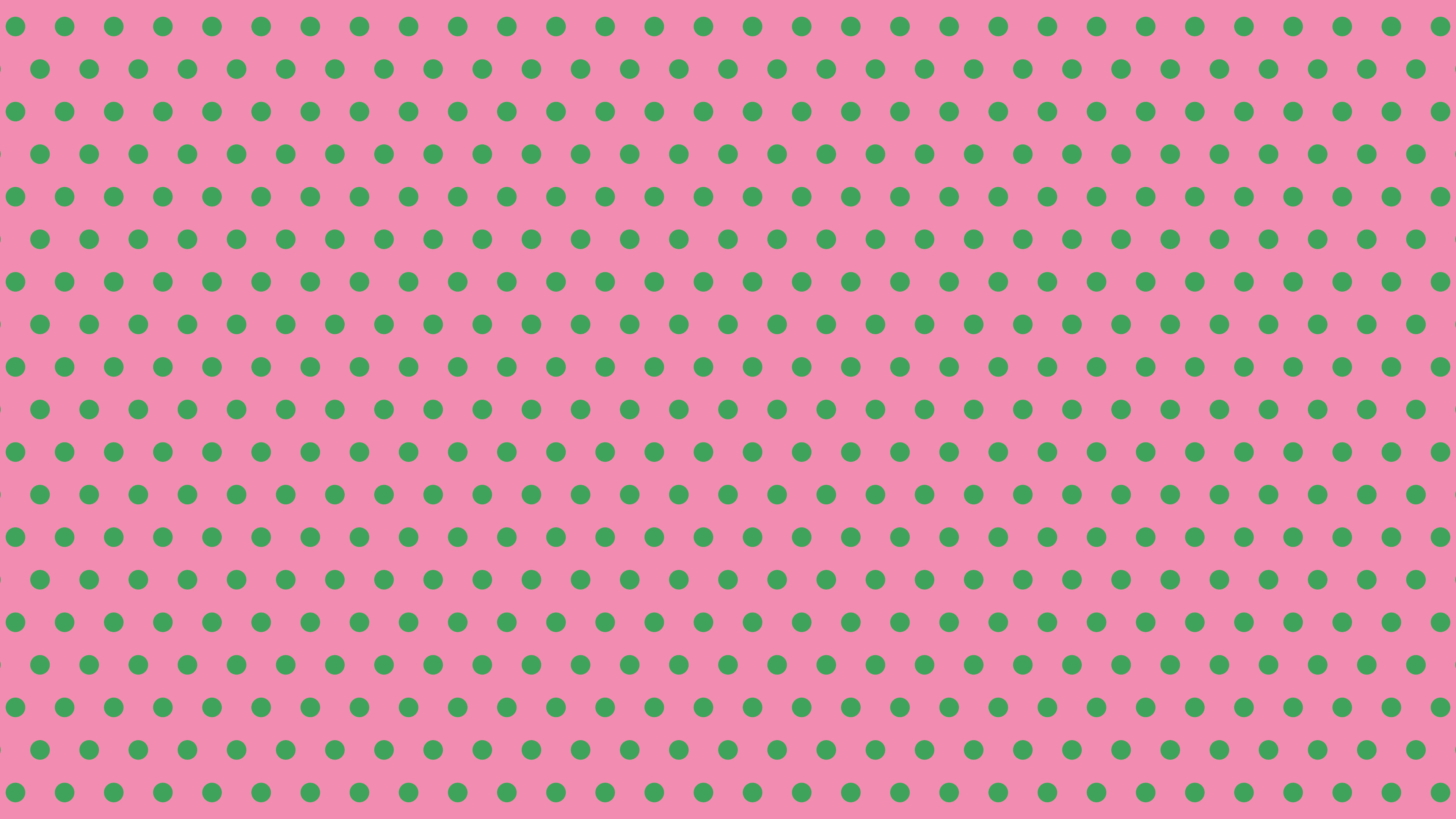Pink and Green Mini Polka Dot desktop wallpaper in 4K